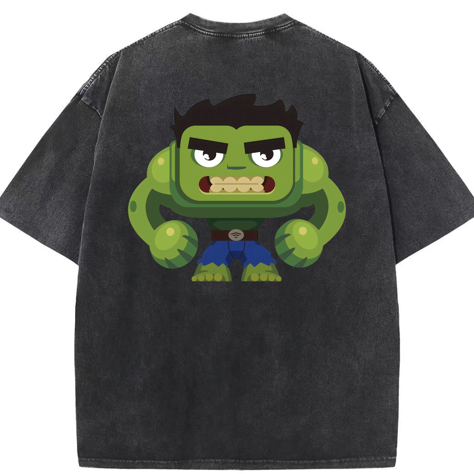 （画像用） アベンジャーズ The Avengers 綿100% ヴィンテージ風 半袖Tシャツ（背面プリント）