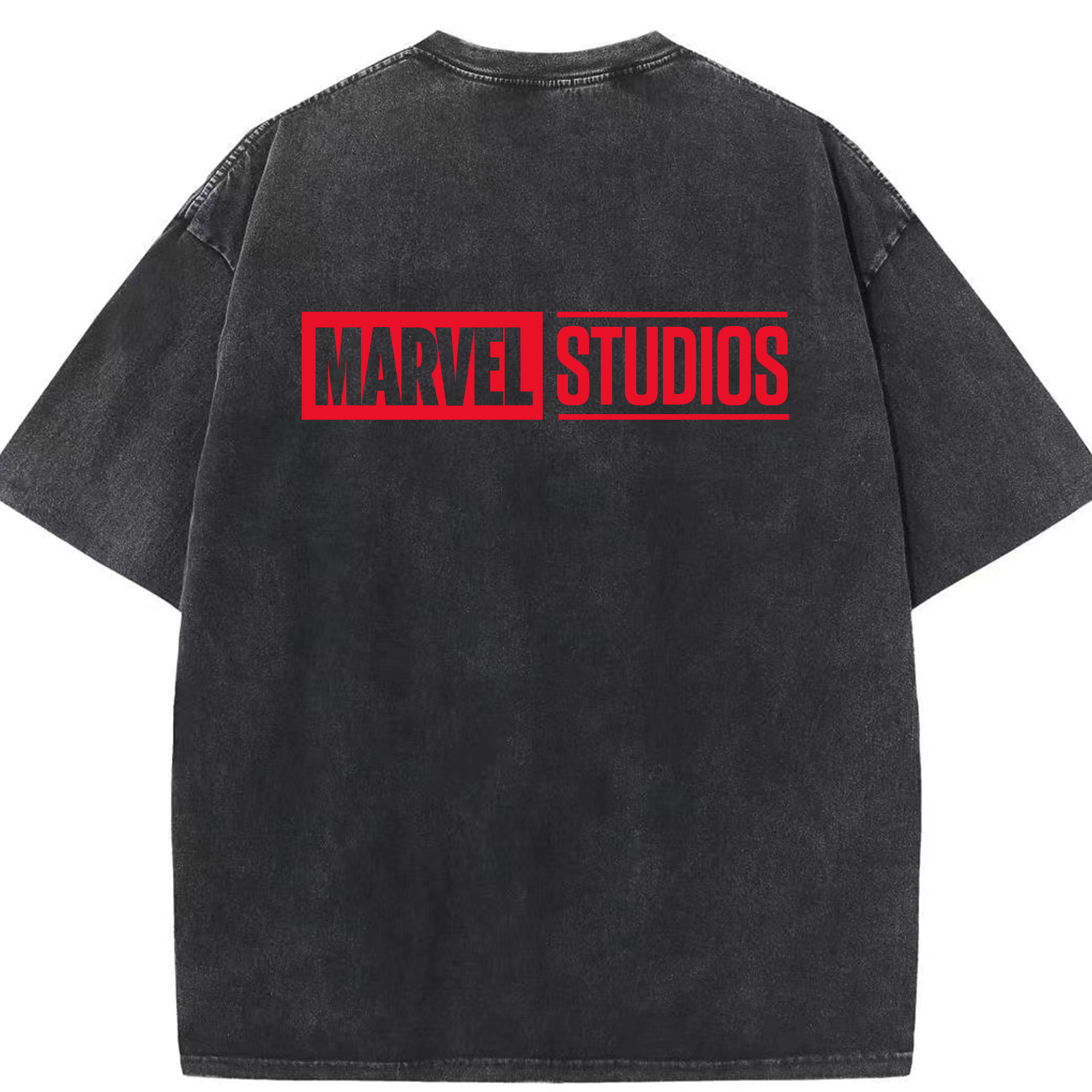 （画像用） アベンジャーズ The Avengers 綿100% ヴィンテージ風 半袖Tシャツ（背面プリント）