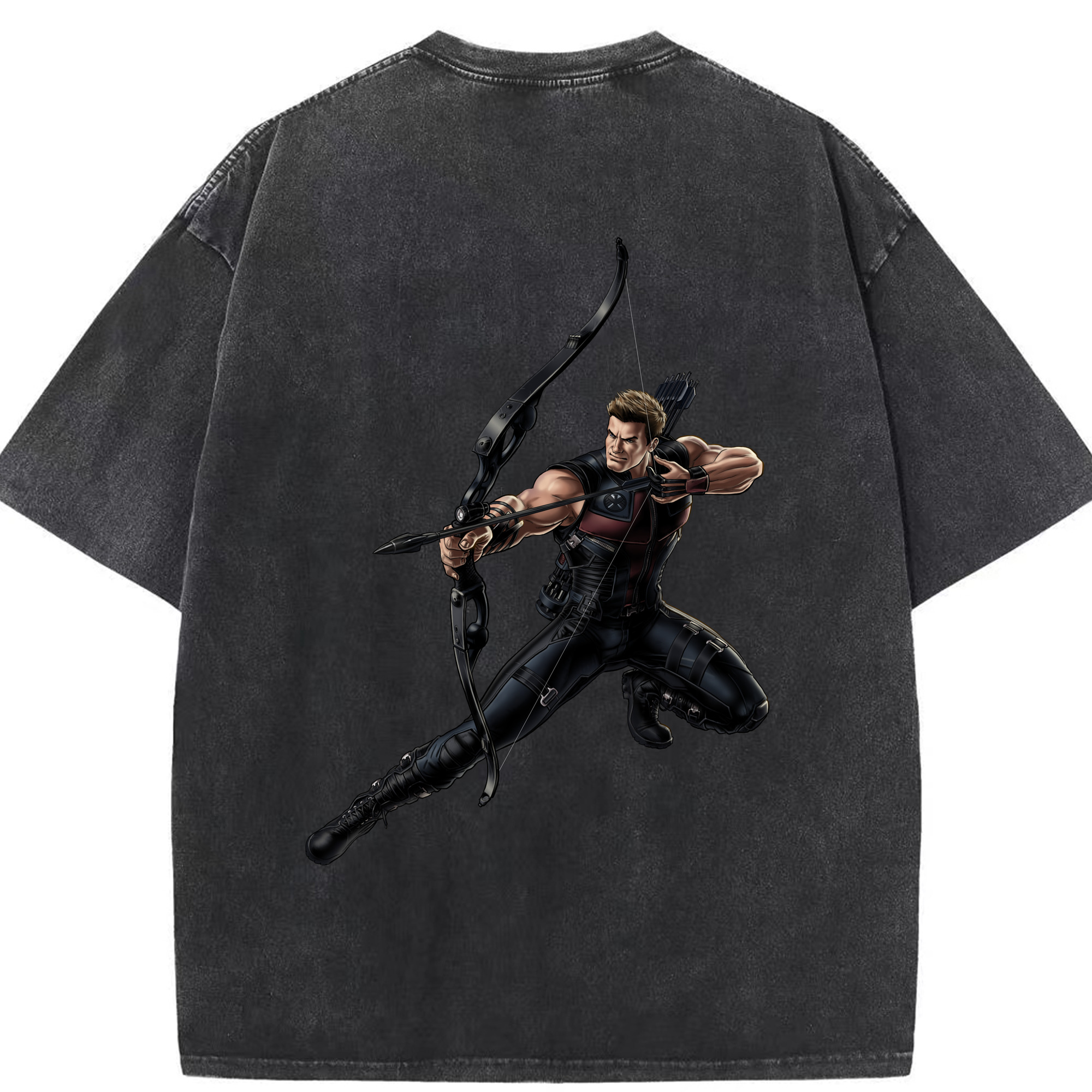 （画像用） アベンジャーズ The Avengers 綿100% ヴィンテージ風 半袖Tシャツ（背面プリント）