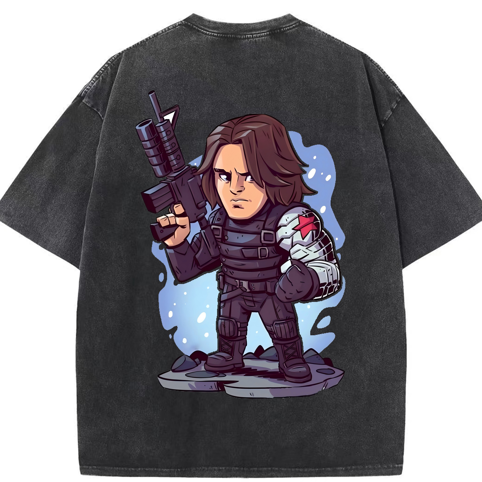 （画像用） アベンジャーズ The Avengers 綿100% ヴィンテージ風 半袖Tシャツ（背面プリント）