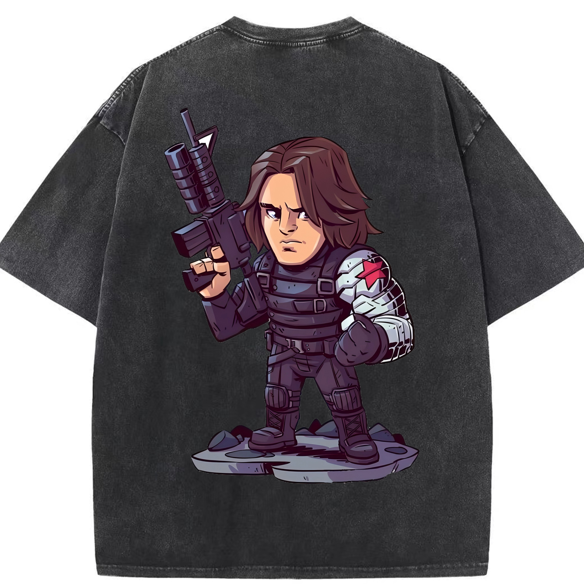 （画像用） アベンジャーズ The Avengers 綿100% ヴィンテージ風 半袖Tシャツ（背面プリント）