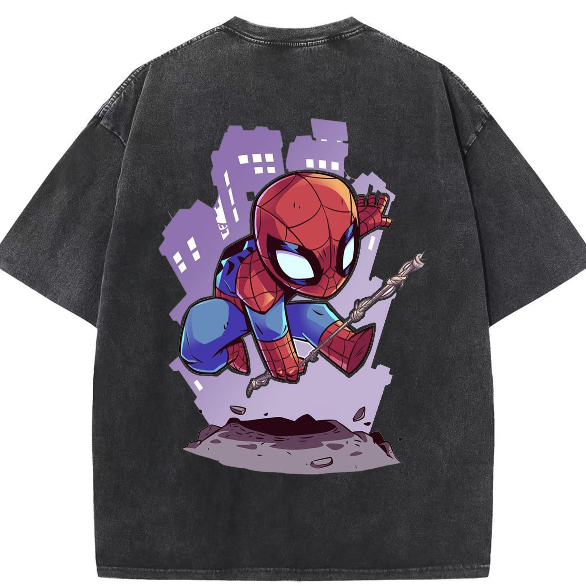 （画像用） アベンジャーズ The Avengers 綿100% ヴィンテージ風 半袖Tシャツ（背面プリント）