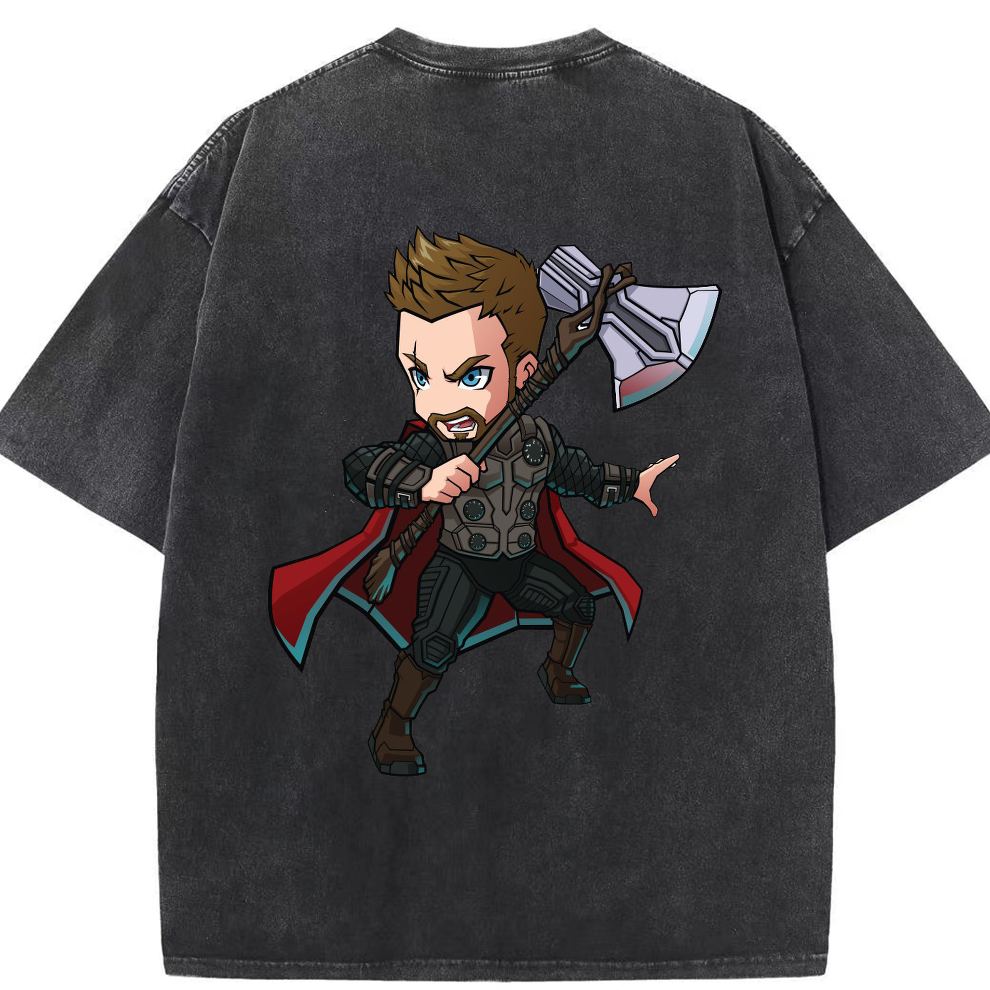 （画像用） アベンジャーズ The Avengers 綿100% ヴィンテージ風 半袖Tシャツ（背面プリント）
