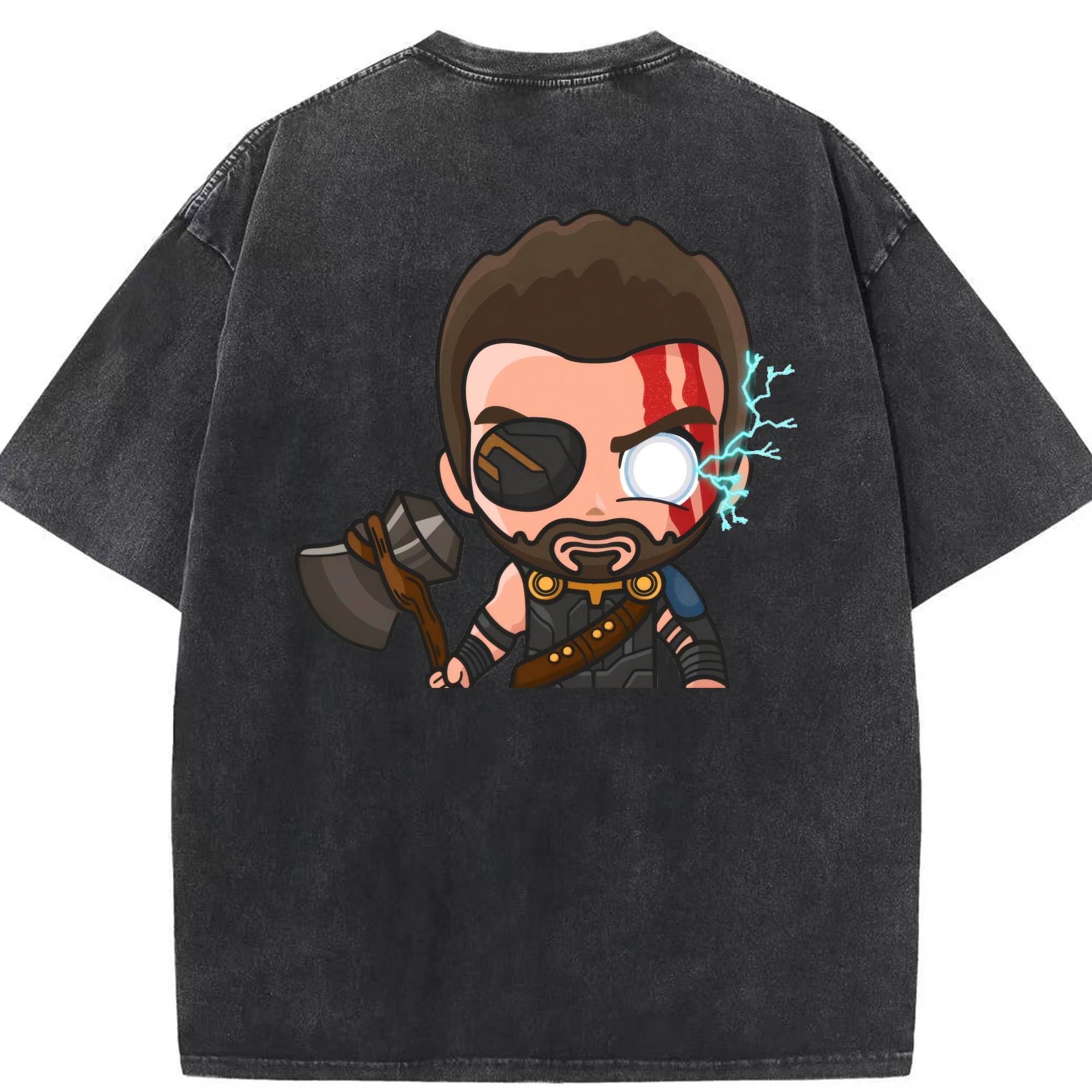 （画像用） アベンジャーズ The Avengers 綿100% ヴィンテージ風 半袖Tシャツ（背面プリント）