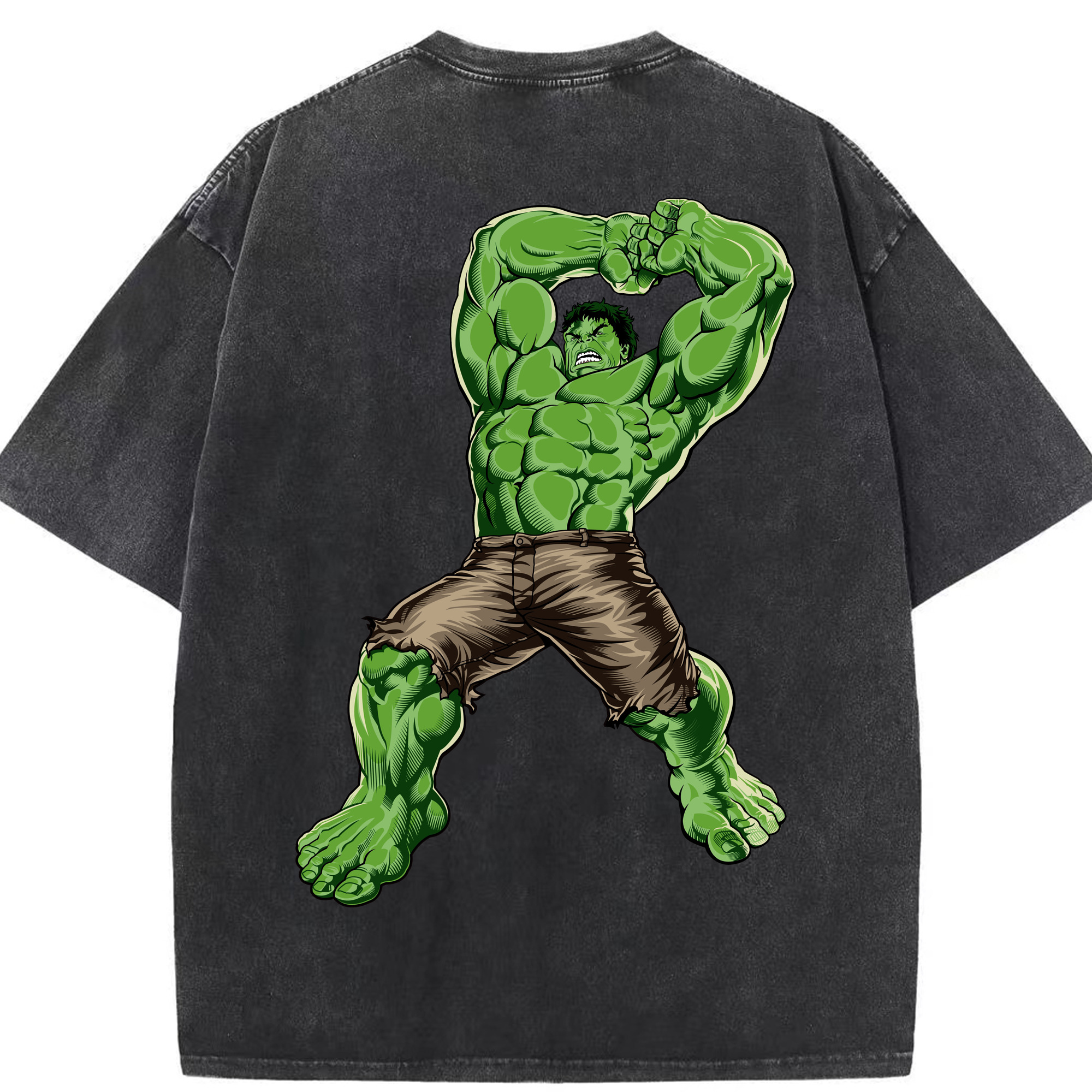 （画像用） アベンジャーズ The Avengers 綿100% ヴィンテージ風 半袖Tシャツ（背面プリント）