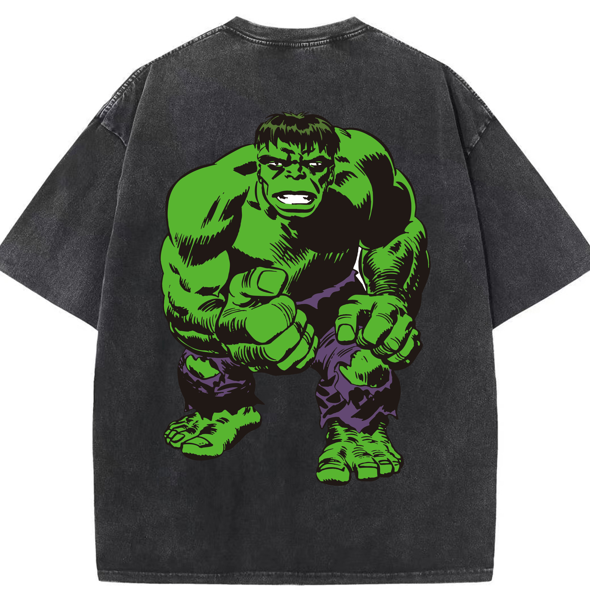 （画像用） アベンジャーズ The Avengers 綿100% ヴィンテージ風 半袖Tシャツ（背面プリント）