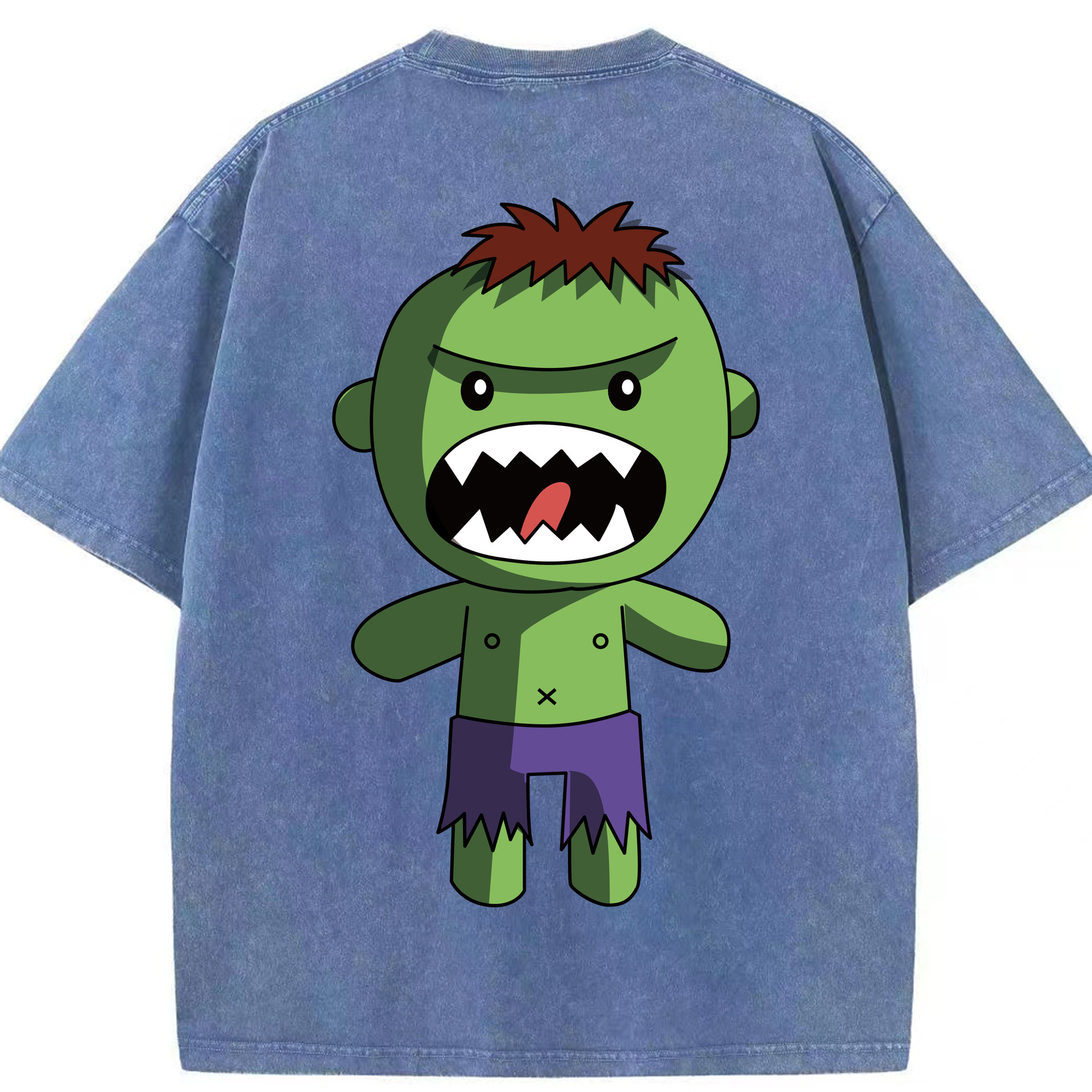 （画像用） アベンジャーズ The Avengers 綿100% ヴィンテージ風 半袖Tシャツ（背面プリント）