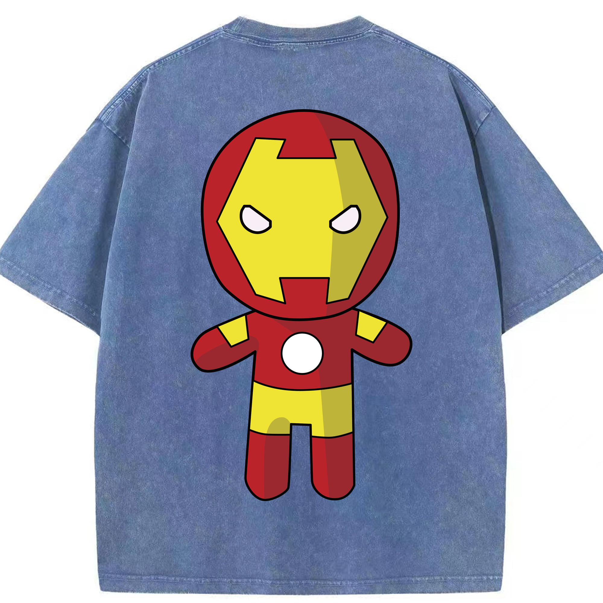 （画像用） アベンジャーズ The Avengers 綿100% ヴィンテージ風 半袖Tシャツ（背面プリント）