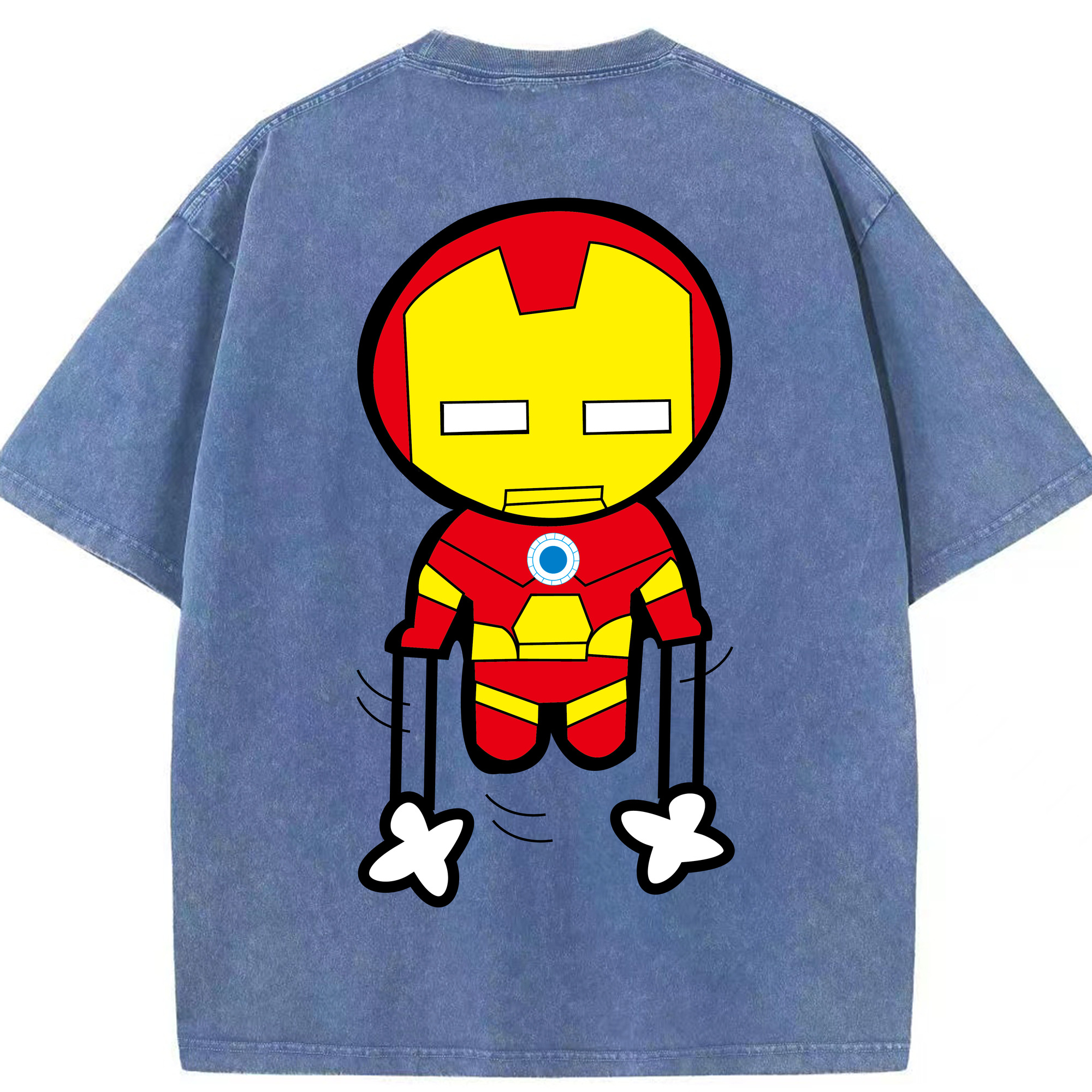 （画像用） アベンジャーズ The Avengers 綿100% ヴィンテージ風 半袖Tシャツ（背面プリント）