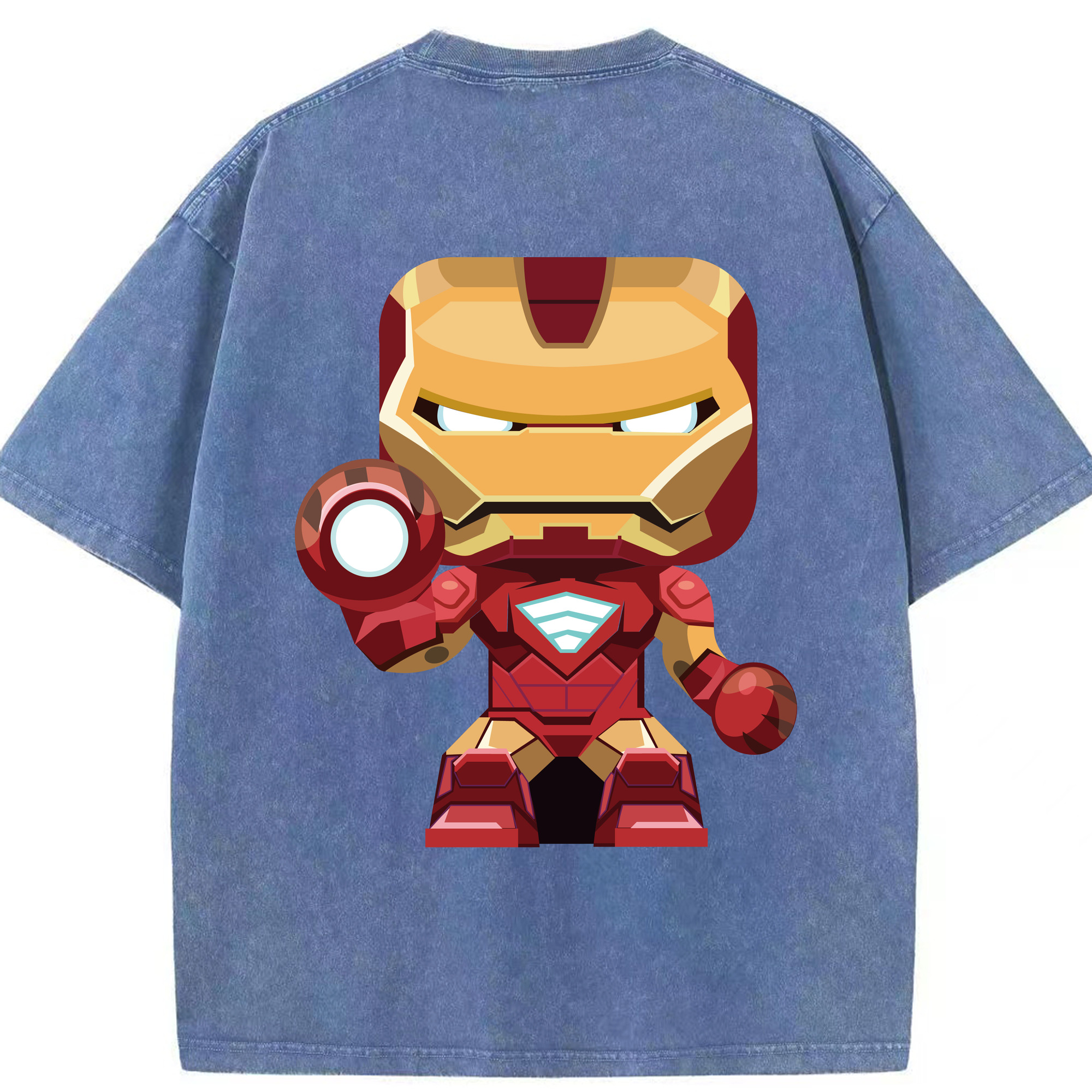 （画像用） アベンジャーズ The Avengers 綿100% ヴィンテージ風 半袖Tシャツ（背面プリント）