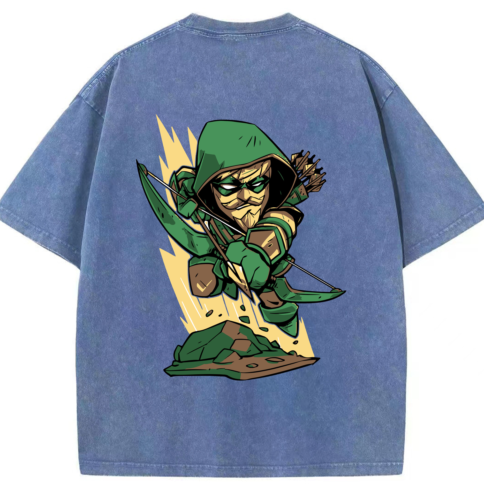 （画像用） アベンジャーズ The Avengers 綿100% ヴィンテージ風 半袖Tシャツ（背面プリント）