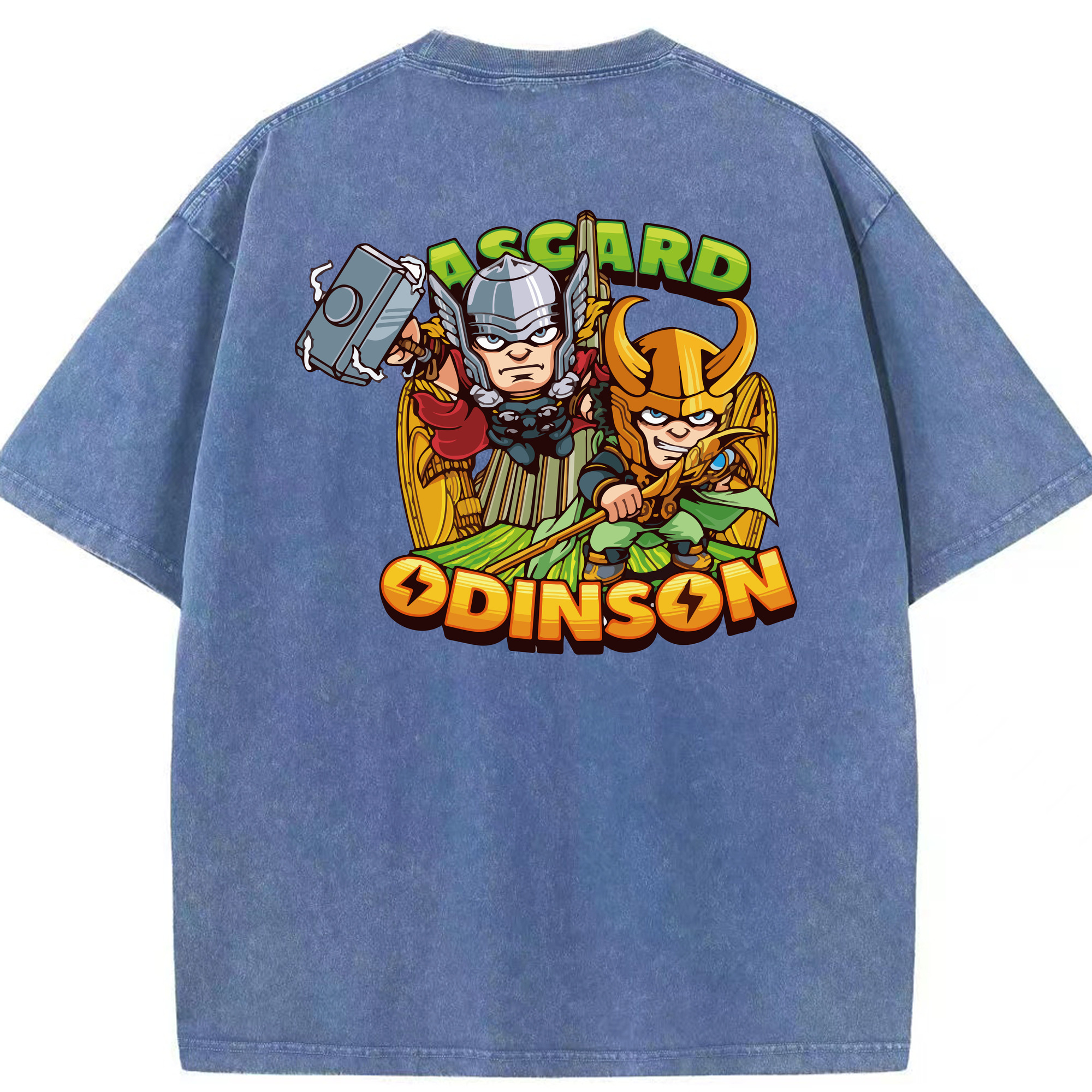 （画像用） アベンジャーズ The Avengers 綿100% ヴィンテージ風 半袖Tシャツ（背面プリント）