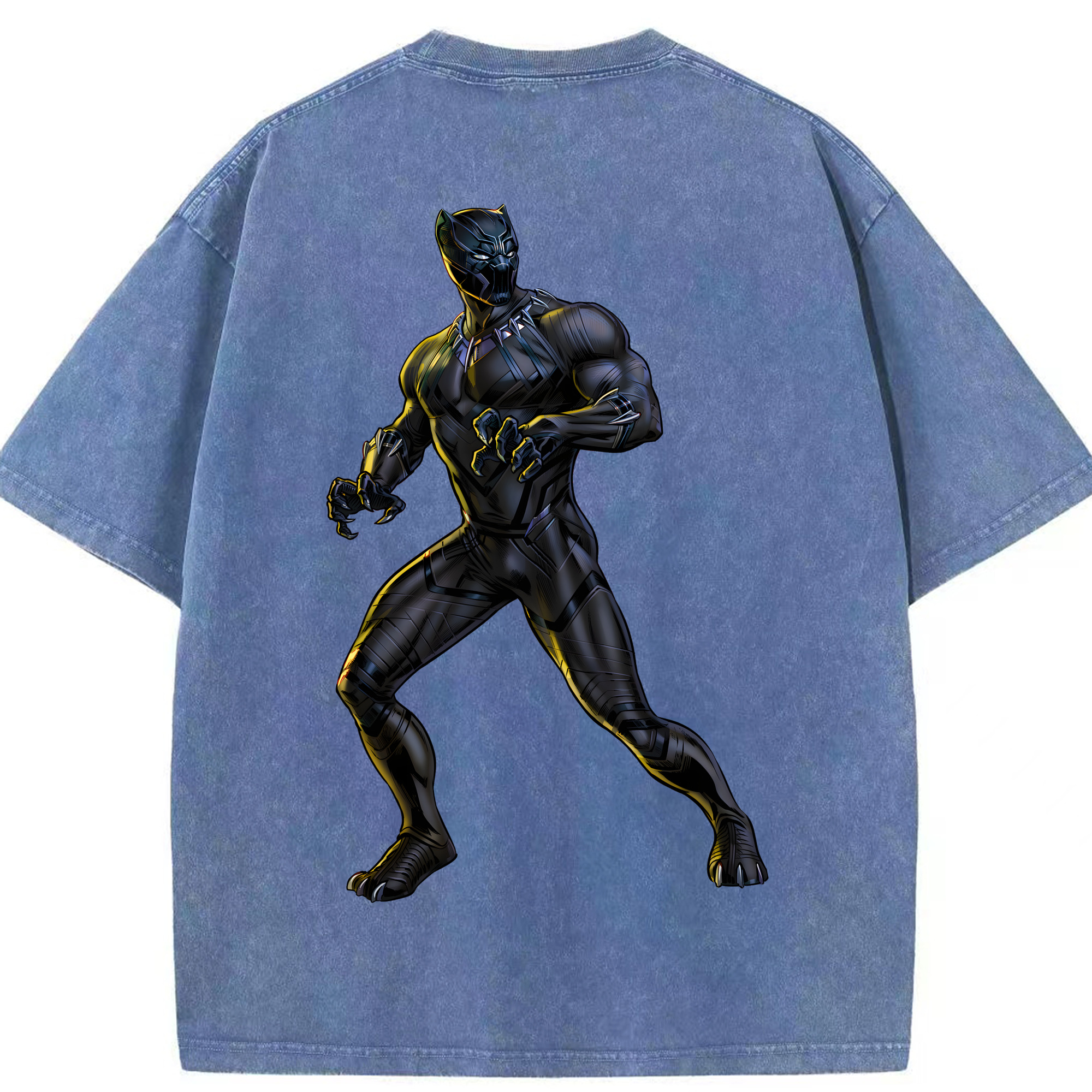 （画像用） アベンジャーズ The Avengers 綿100% ヴィンテージ風 半袖Tシャツ（背面プリント）
