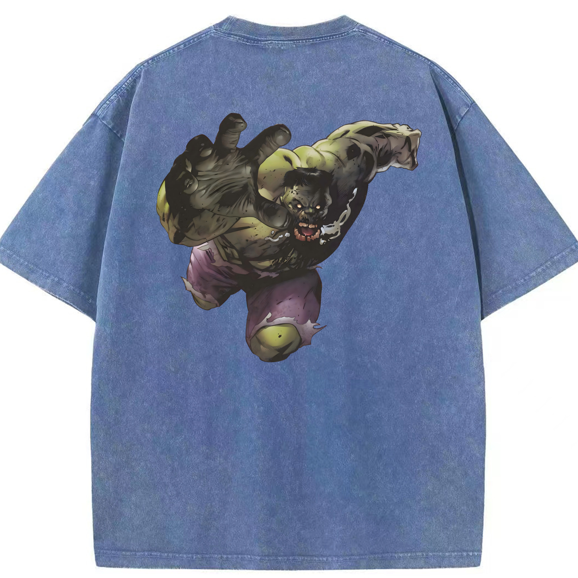 （画像用） アベンジャーズ The Avengers 綿100% ヴィンテージ風 半袖Tシャツ（背面プリント）