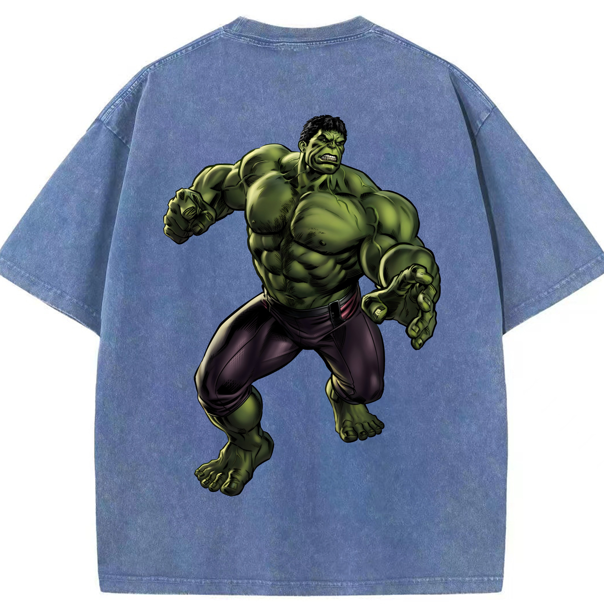 （画像用） アベンジャーズ The Avengers 綿100% ヴィンテージ風 半袖Tシャツ（背面プリント）