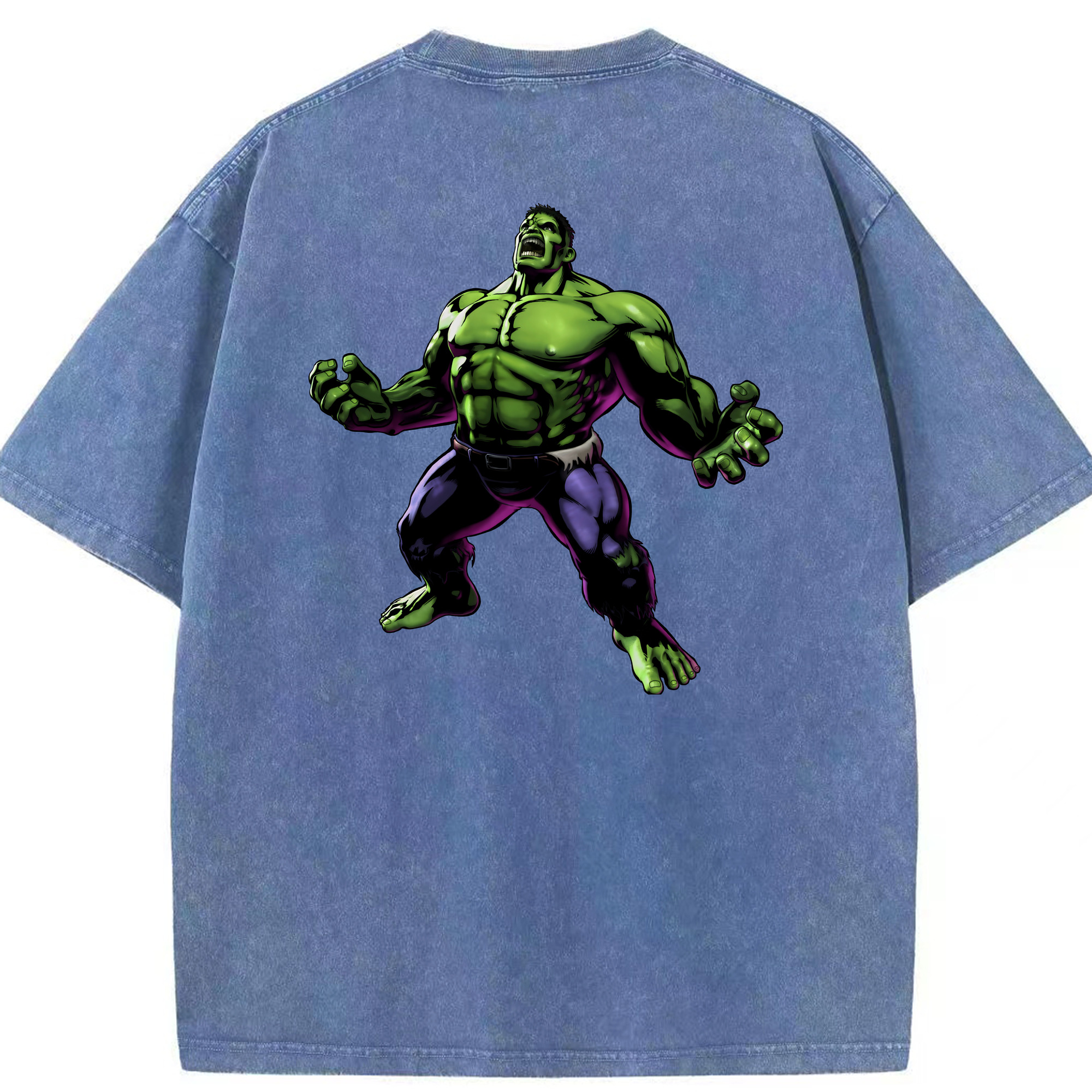 （画像用） アベンジャーズ The Avengers 綿100% ヴィンテージ風 半袖Tシャツ（背面プリント）