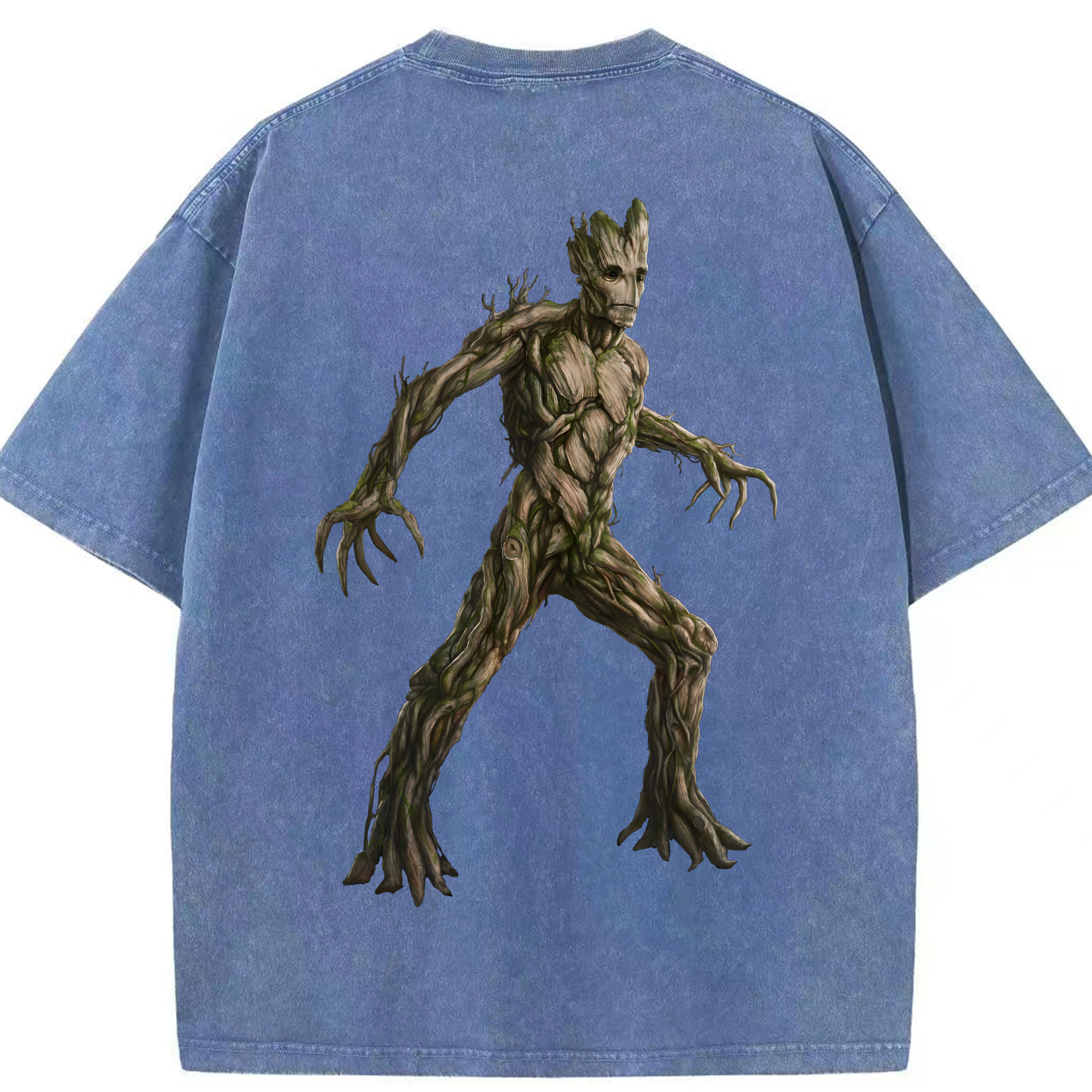 （画像用） アベンジャーズ The Avengers 綿100% ヴィンテージ風 半袖Tシャツ（背面プリント）
