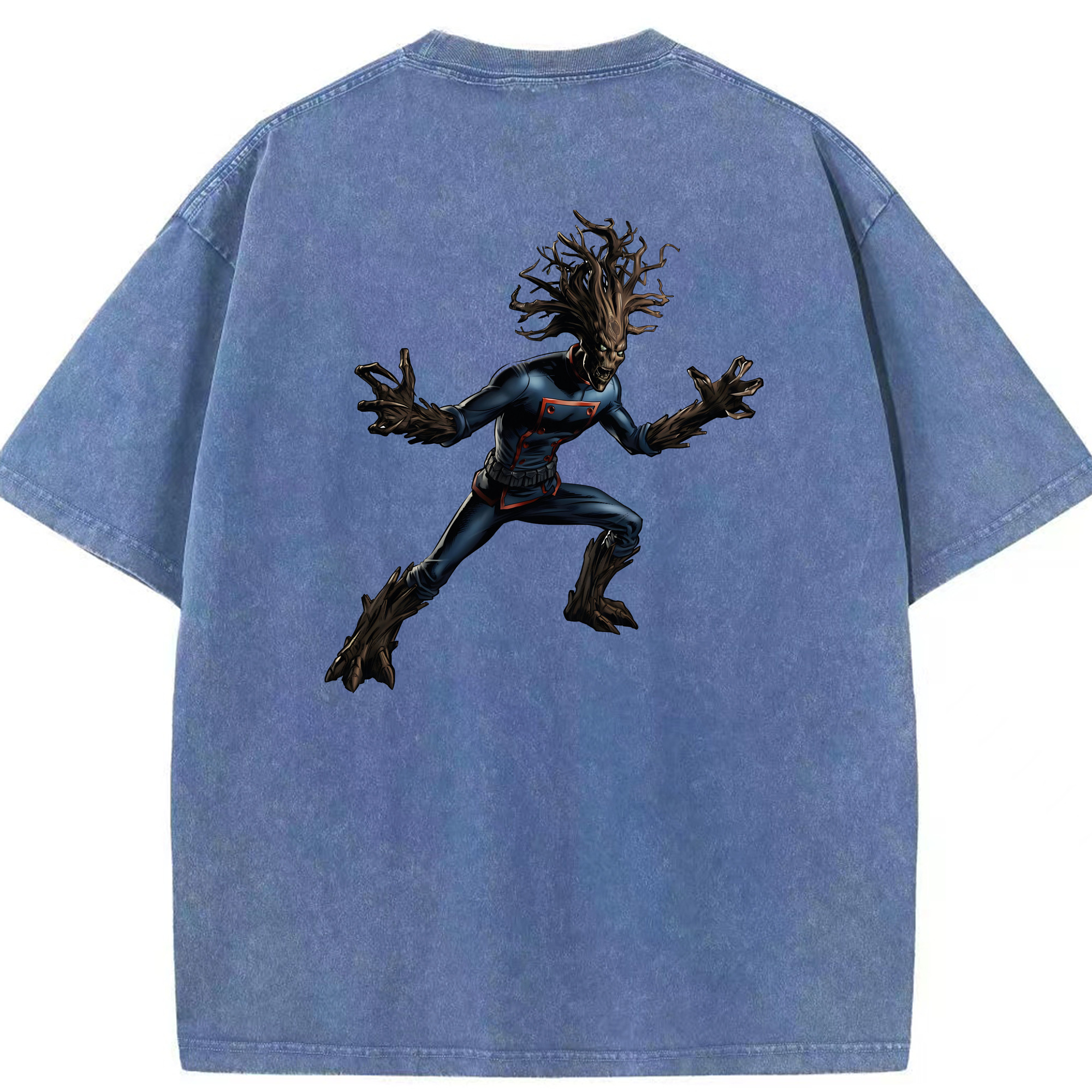 （画像用） アベンジャーズ The Avengers 綿100% ヴィンテージ風 半袖Tシャツ（背面プリント）