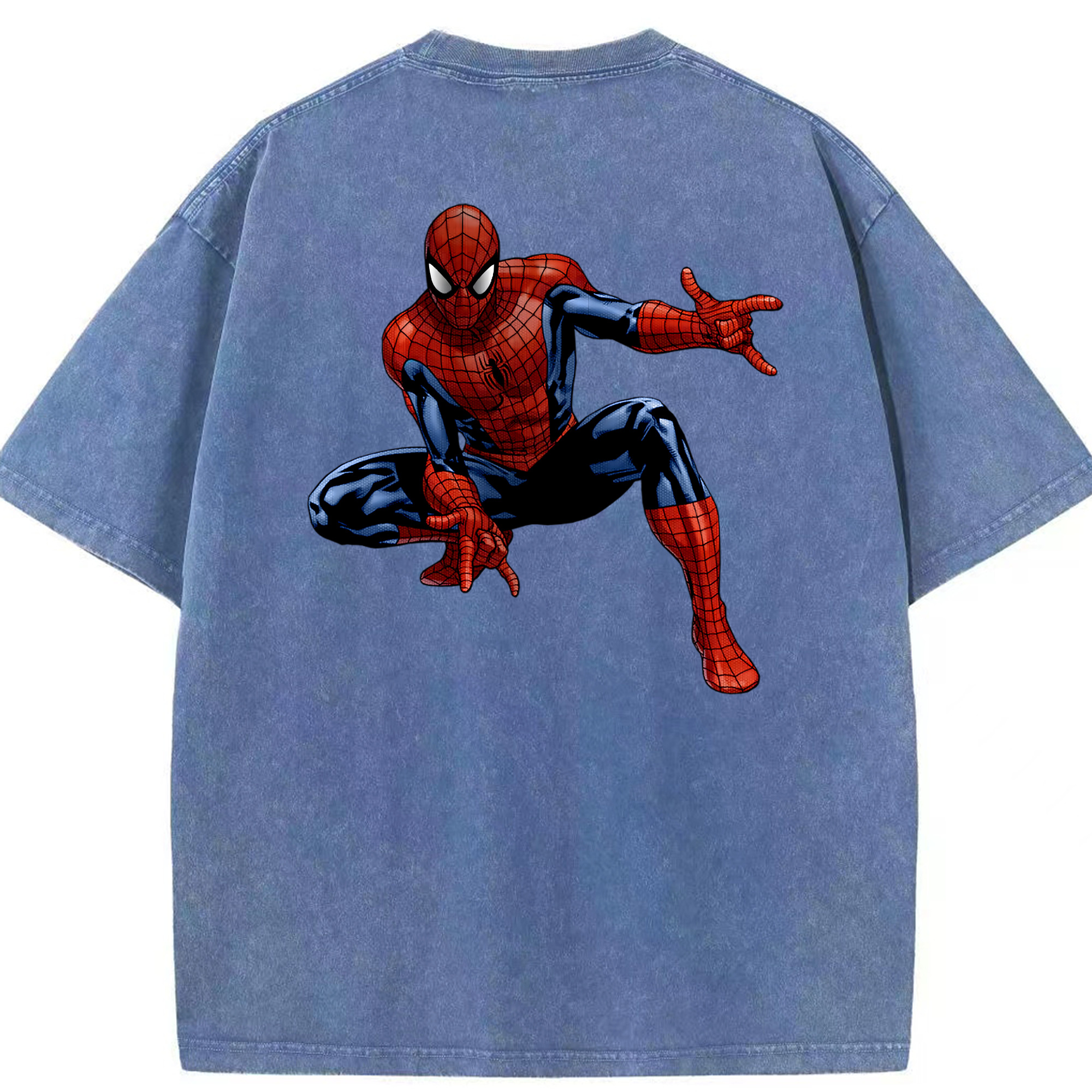 （画像用） アベンジャーズ The Avengers 綿100% ヴィンテージ風 半袖Tシャツ（背面プリント）