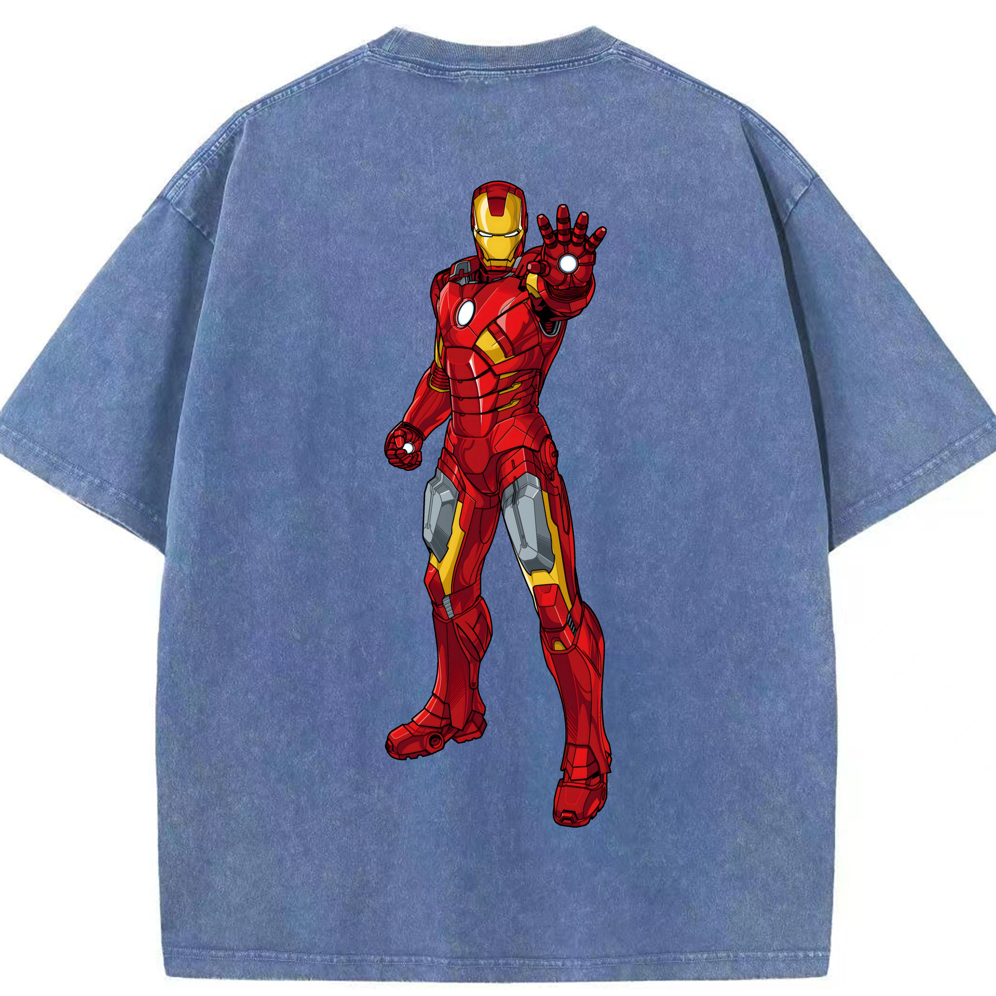 （画像用） アベンジャーズ The Avengers 綿100% ヴィンテージ風 半袖Tシャツ（背面プリント）