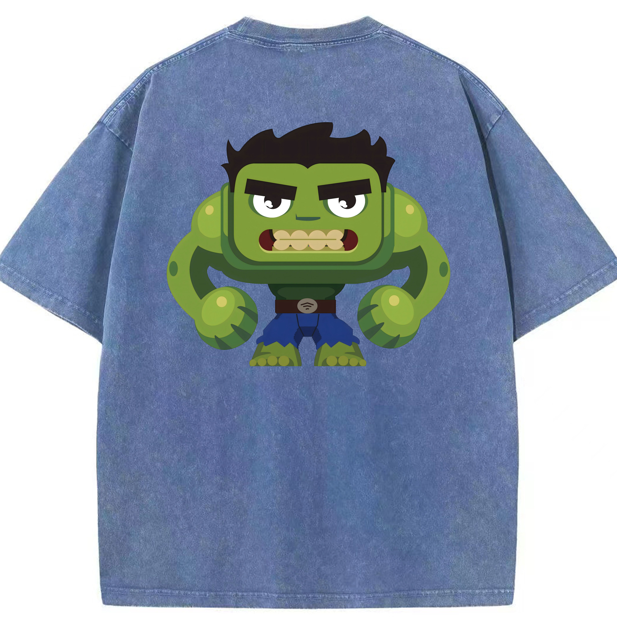 （画像用） アベンジャーズ The Avengers 綿100% ヴィンテージ風 半袖Tシャツ（背面プリント）