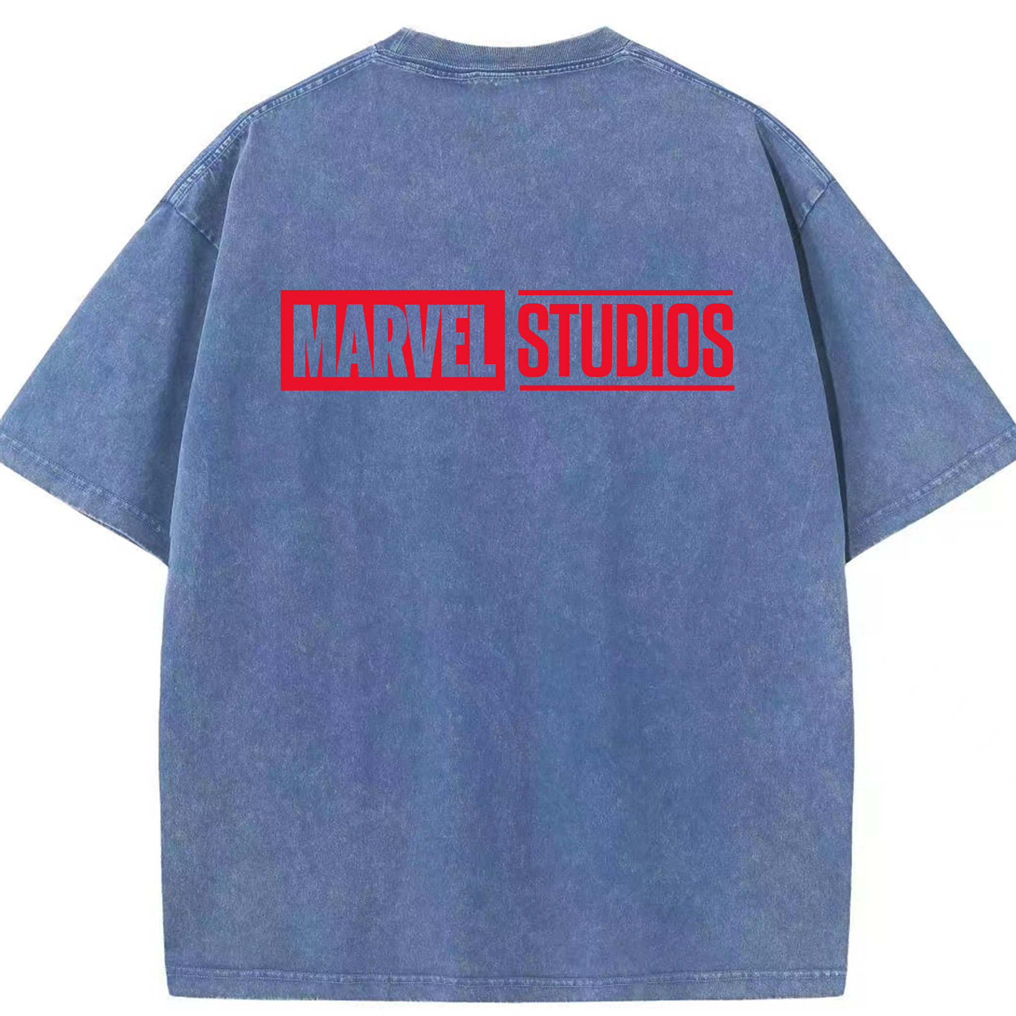 （画像用） アベンジャーズ The Avengers 綿100% ヴィンテージ風 半袖Tシャツ（背面プリント）
