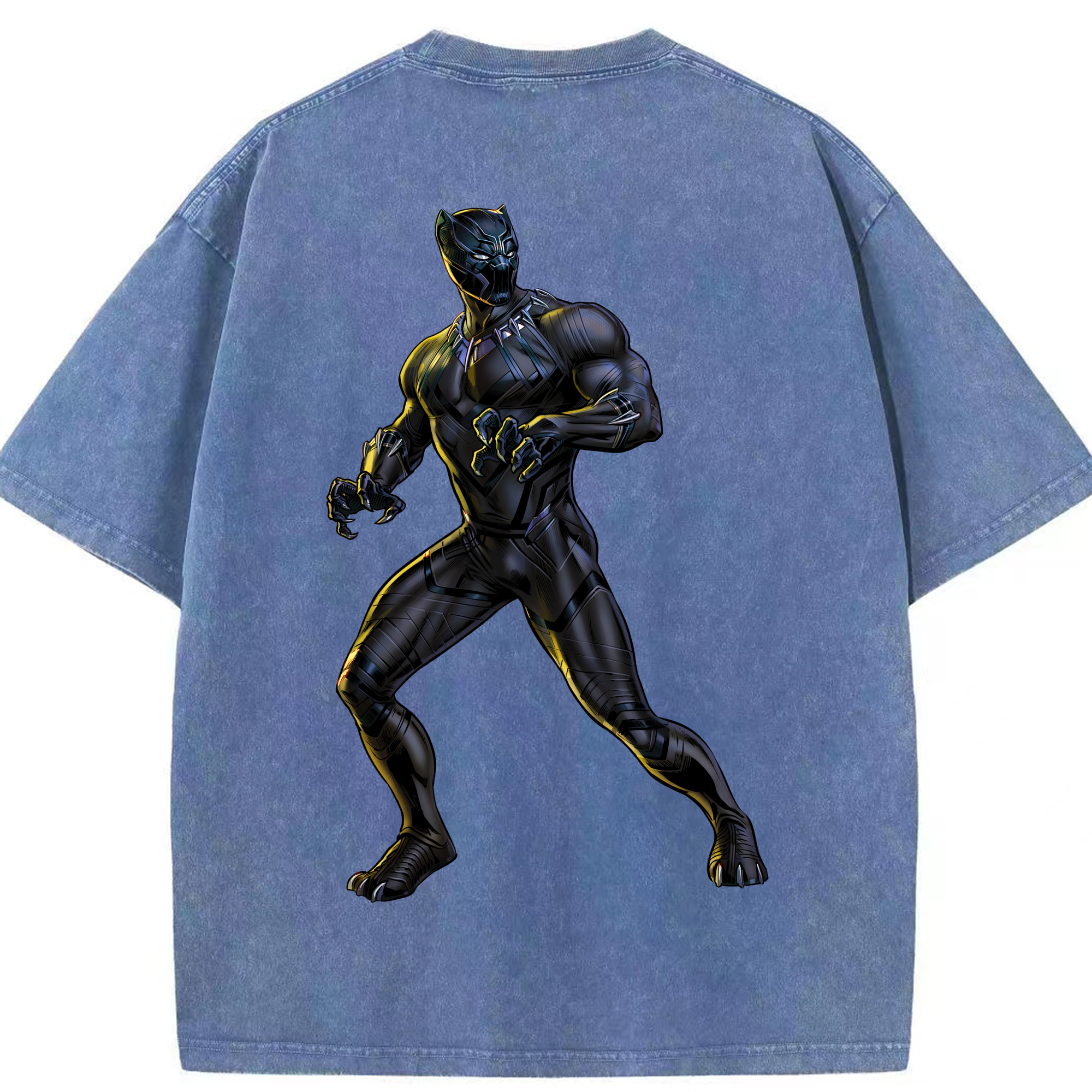 （画像用） アベンジャーズ The Avengers 綿100% ヴィンテージ風 半袖Tシャツ（背面プリント）