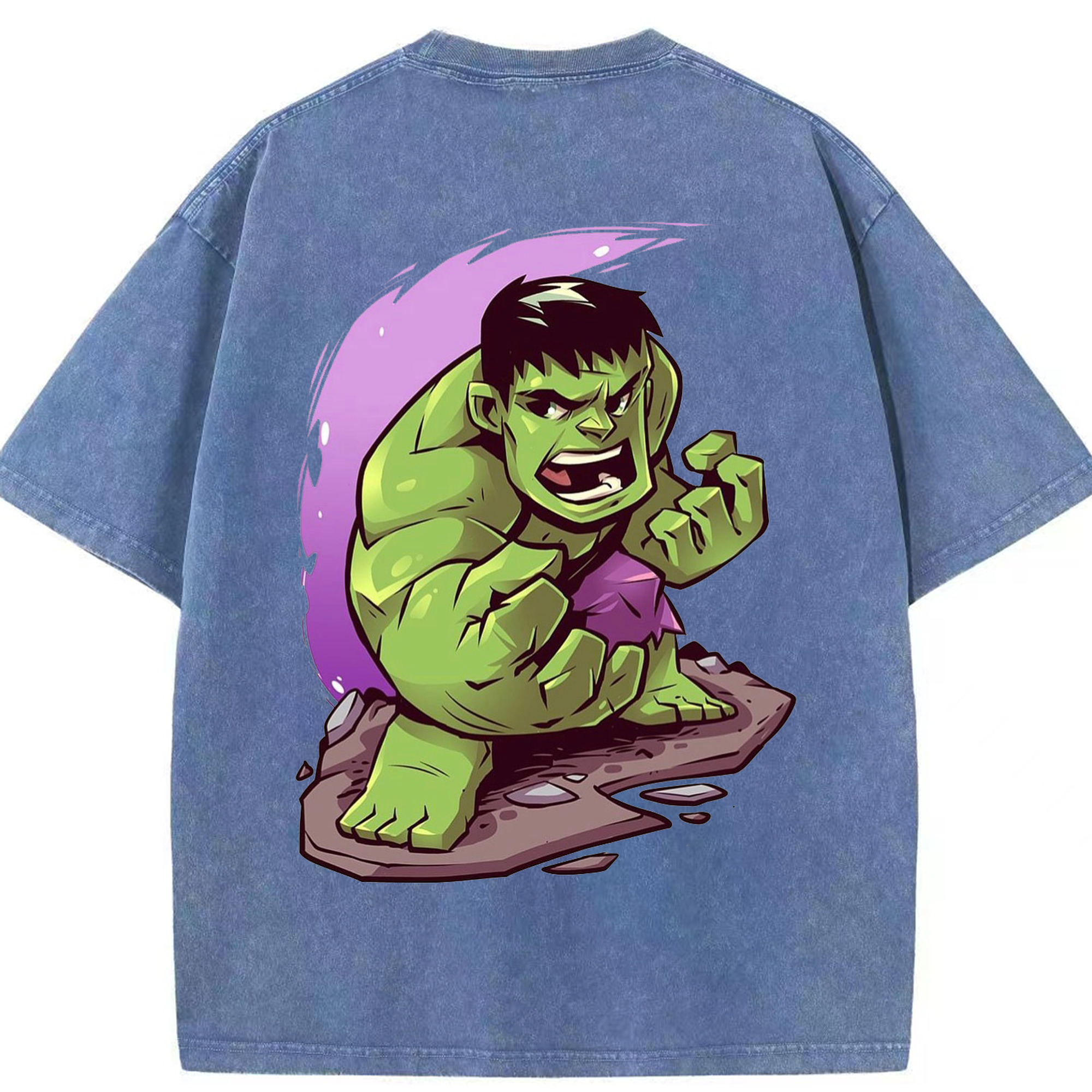 （画像用） アベンジャーズ The Avengers 綿100% ヴィンテージ風 半袖Tシャツ（背面プリント）