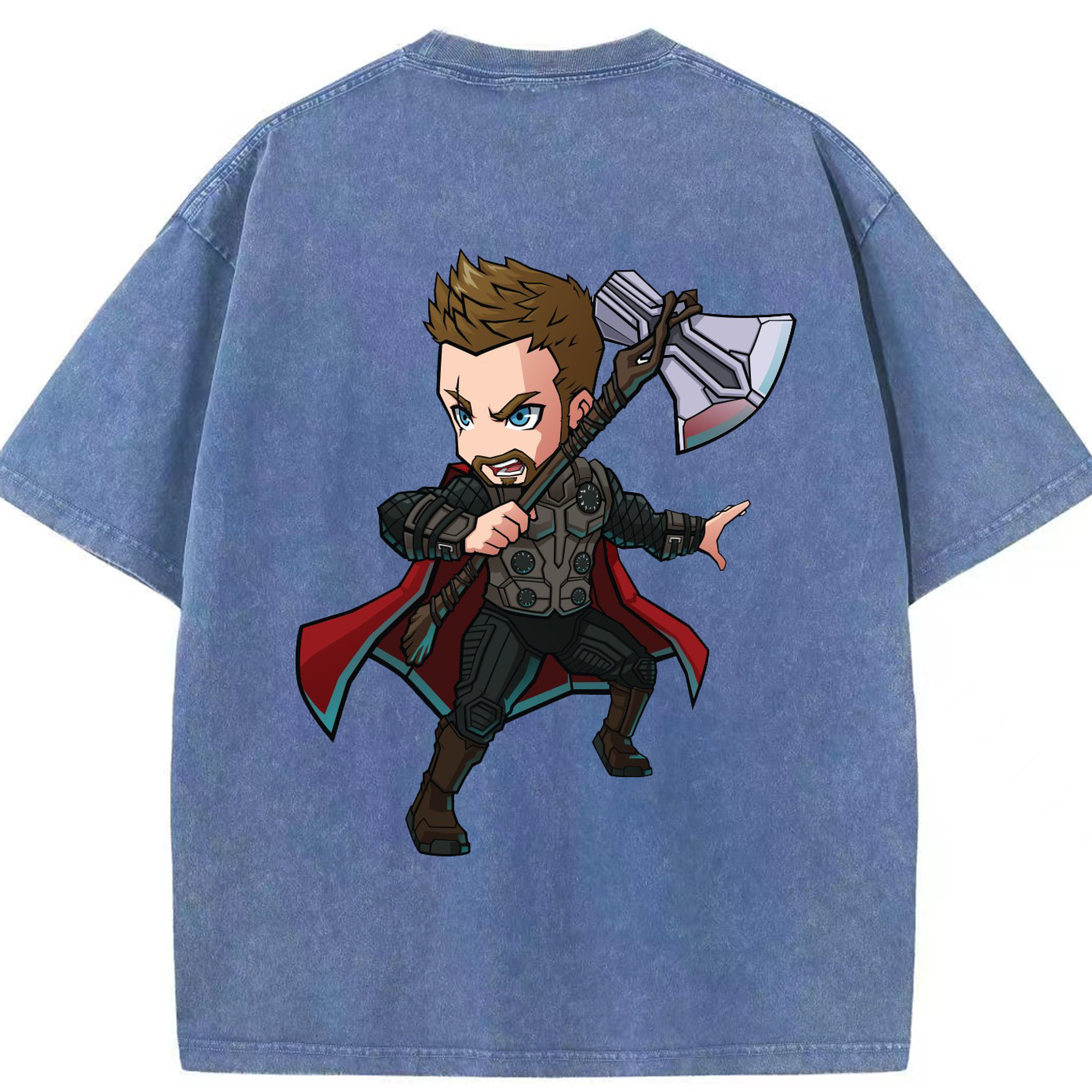 （画像用） アベンジャーズ The Avengers 綿100% ヴィンテージ風 半袖Tシャツ（背面プリント）