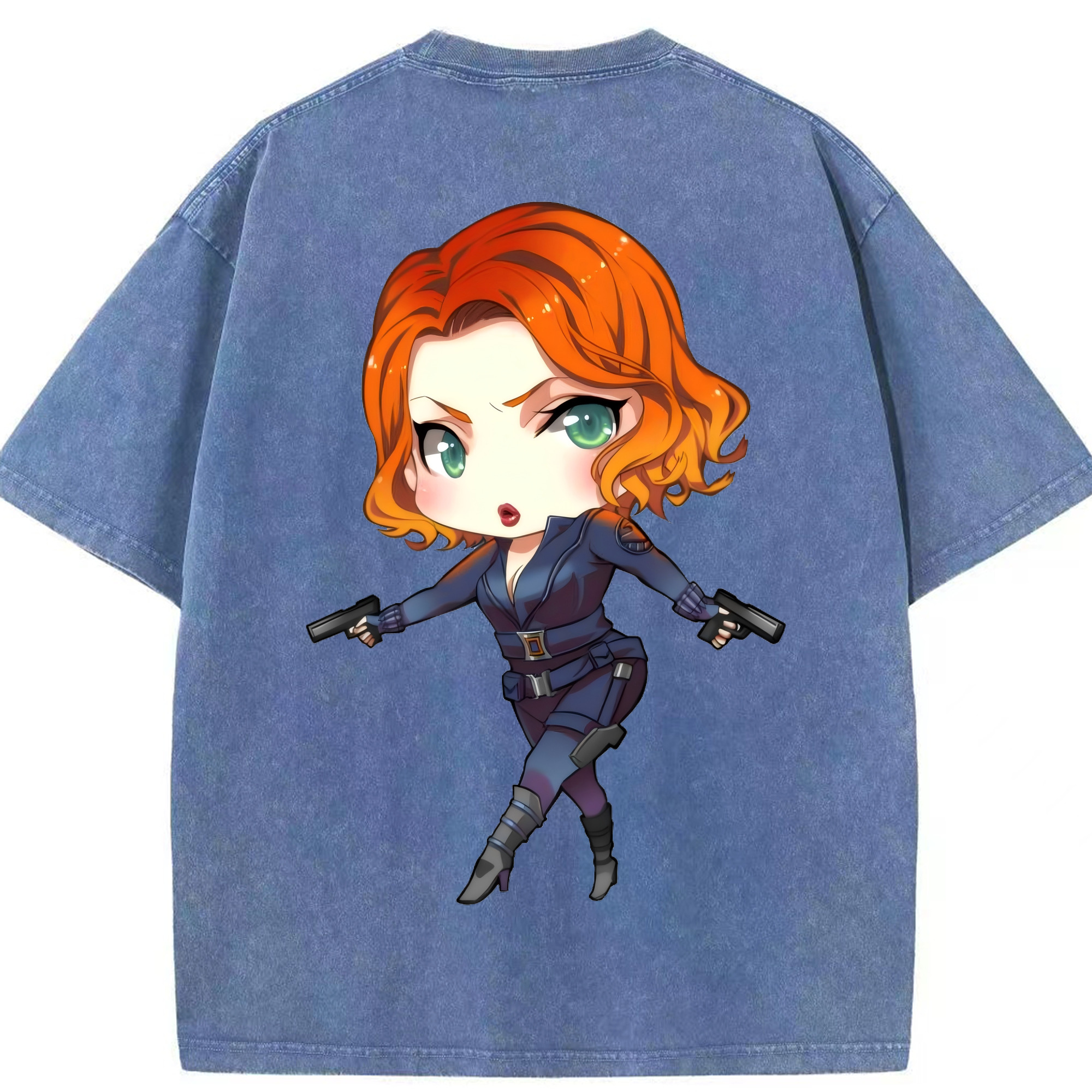 （画像用） アベンジャーズ The Avengers 綿100% ヴィンテージ風 半袖Tシャツ（背面プリント）