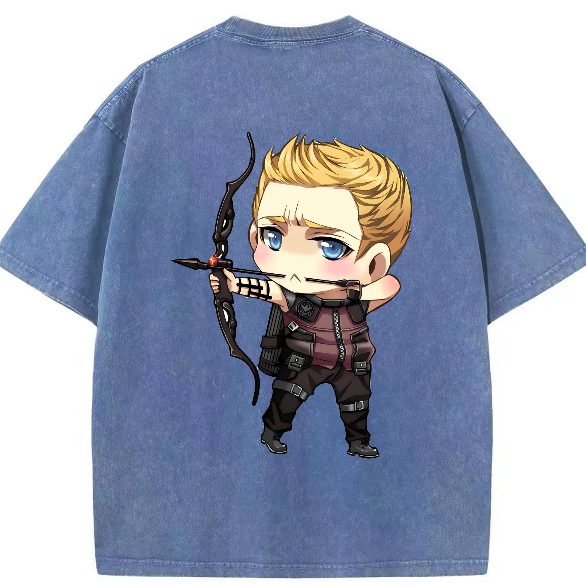 （画像用） アベンジャーズ The Avengers 綿100% ヴィンテージ風 半袖Tシャツ（背面プリント）
