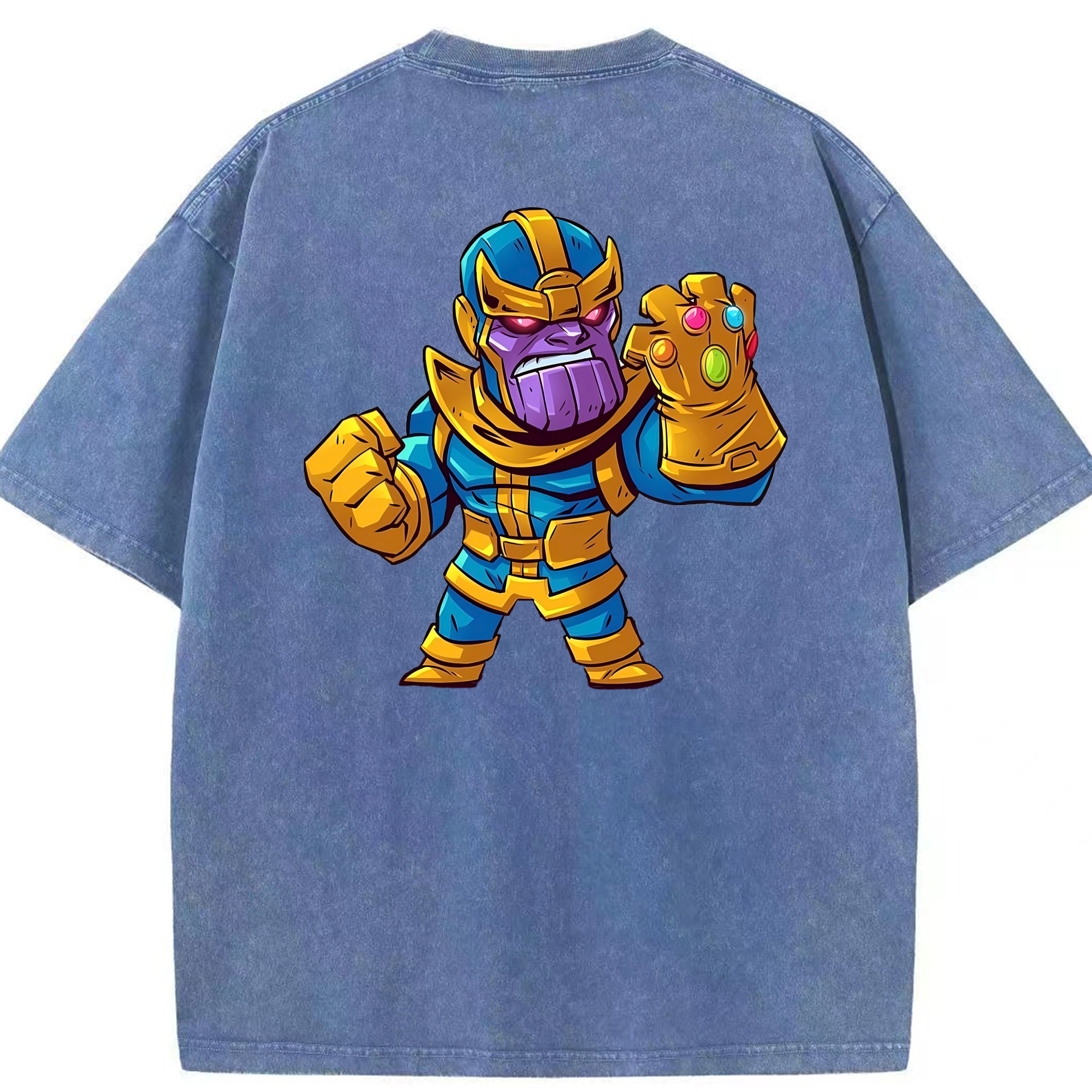 （画像用） アベンジャーズ The Avengers 綿100% ヴィンテージ風 半袖Tシャツ（背面プリント）