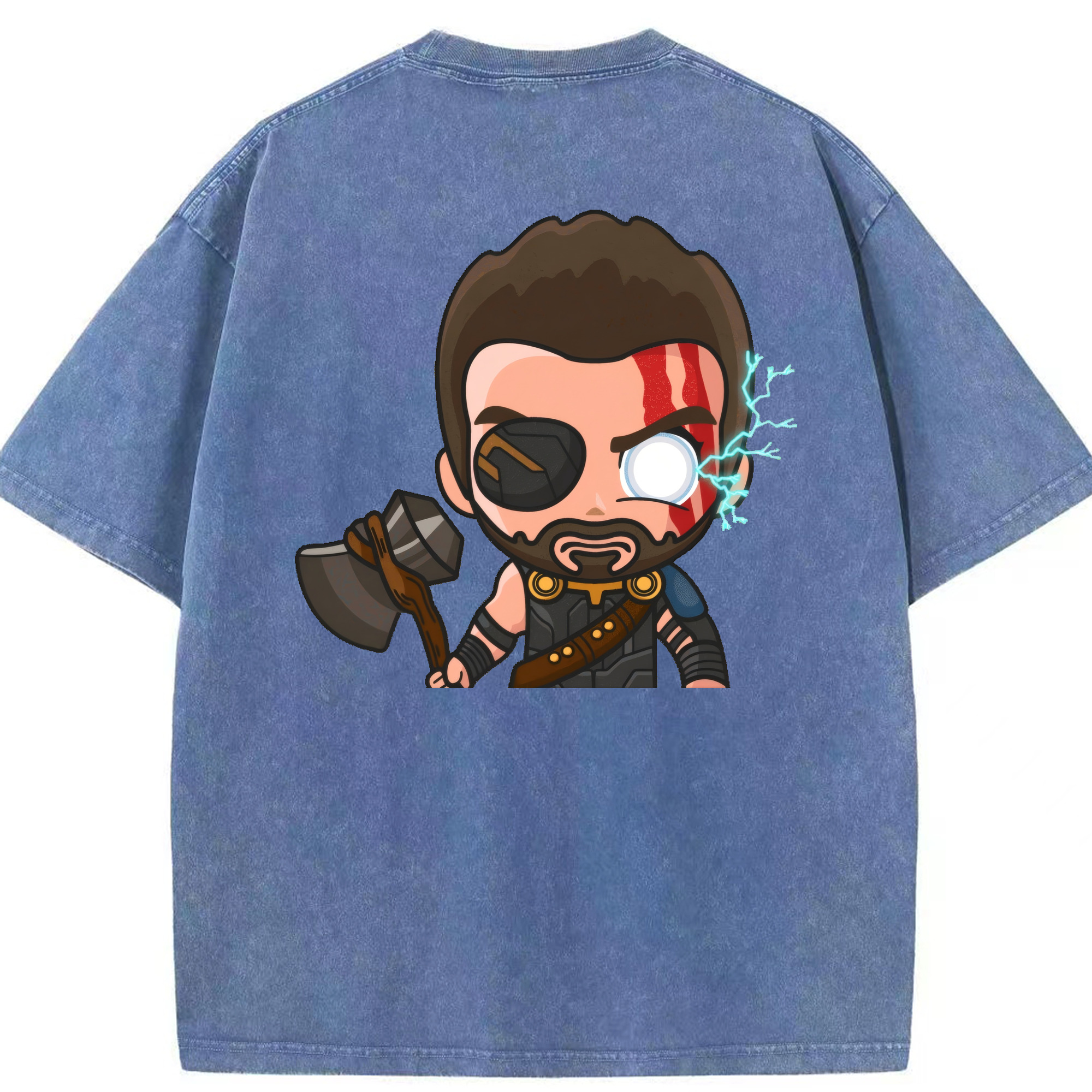 （画像用） アベンジャーズ The Avengers 綿100% ヴィンテージ風 半袖Tシャツ（背面プリント）