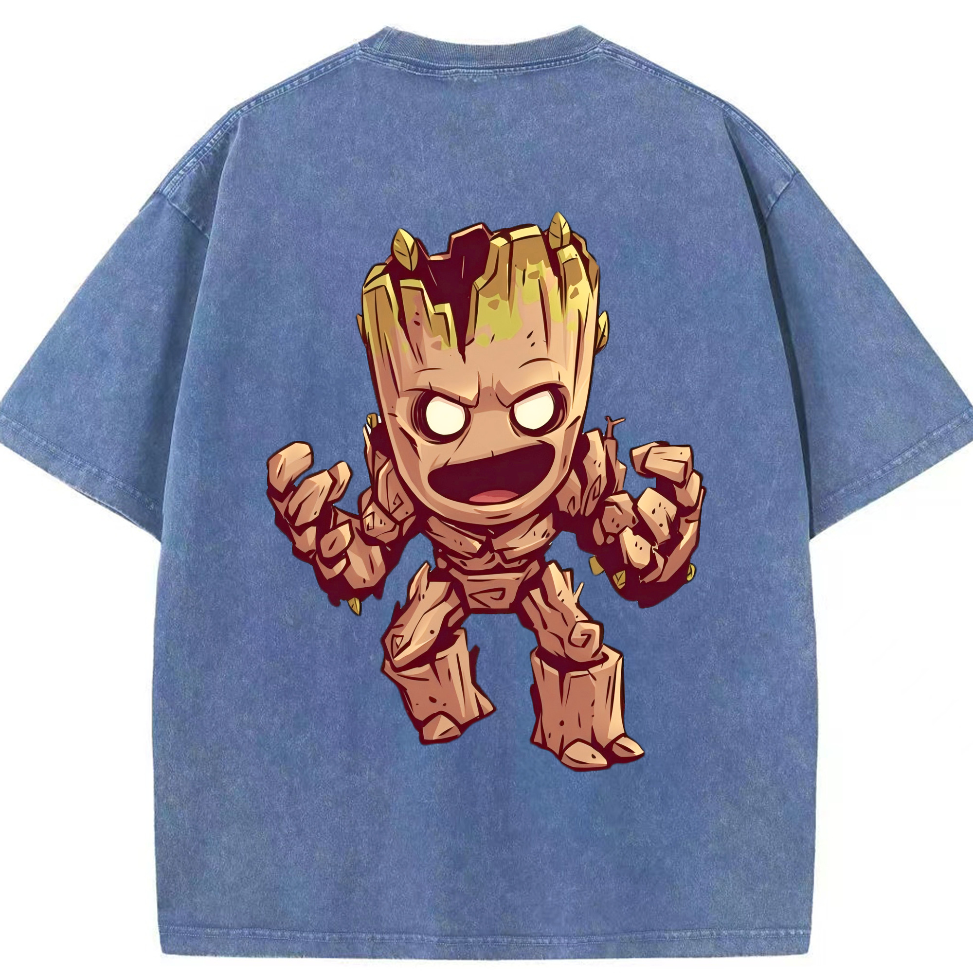 （画像用） アベンジャーズ The Avengers 綿100% ヴィンテージ風 半袖Tシャツ（背面プリント）