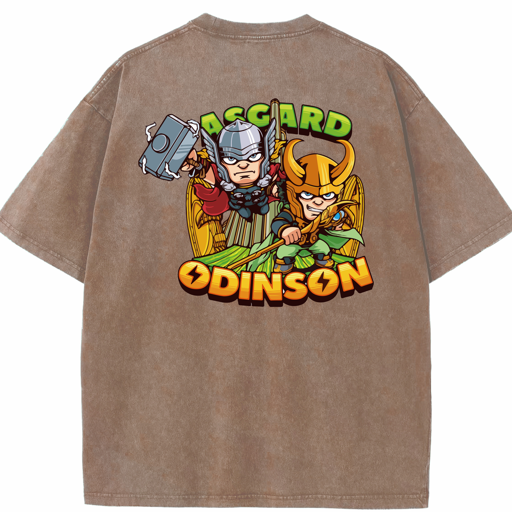 （画像用） アベンジャーズ The Avengers 綿100% ヴィンテージ風 半袖Tシャツ（背面プリント）