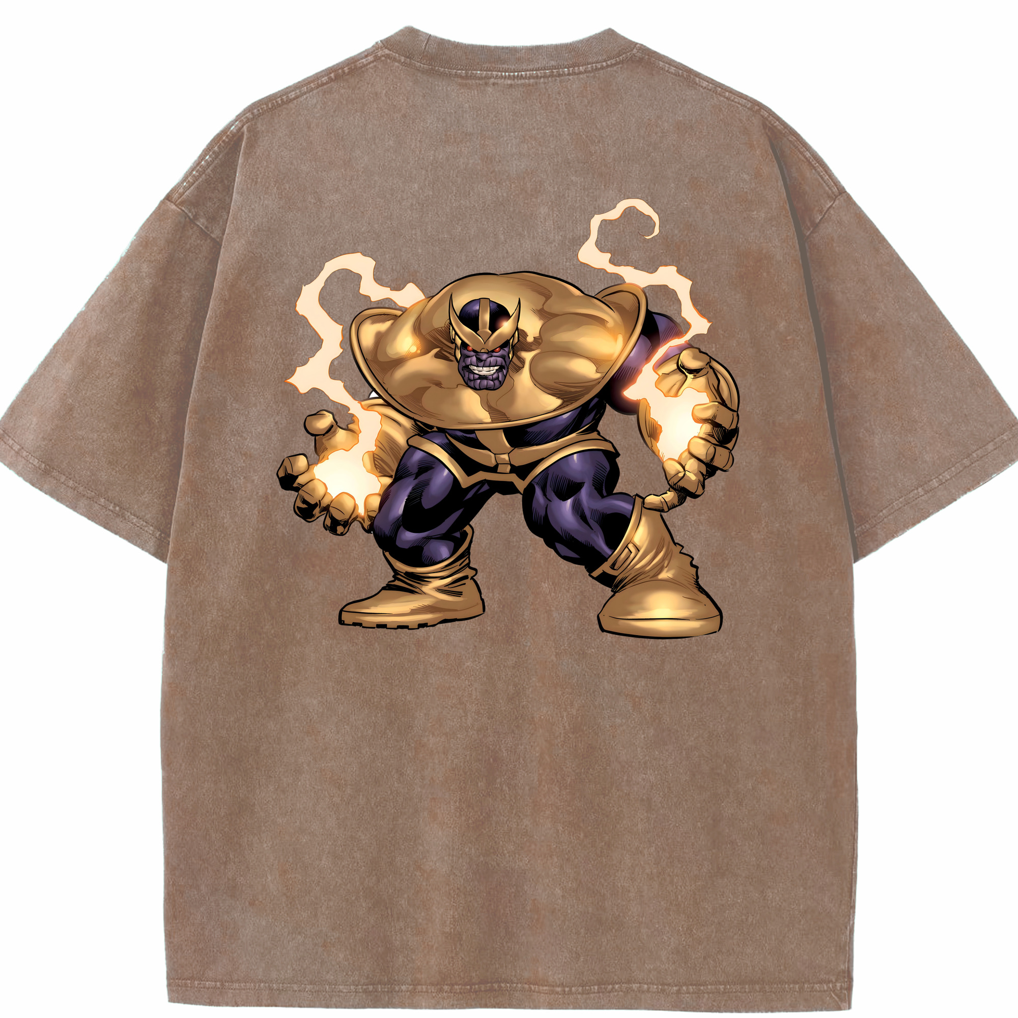 （画像用） アベンジャーズ The Avengers 綿100% ヴィンテージ風 半袖Tシャツ（背面プリント）