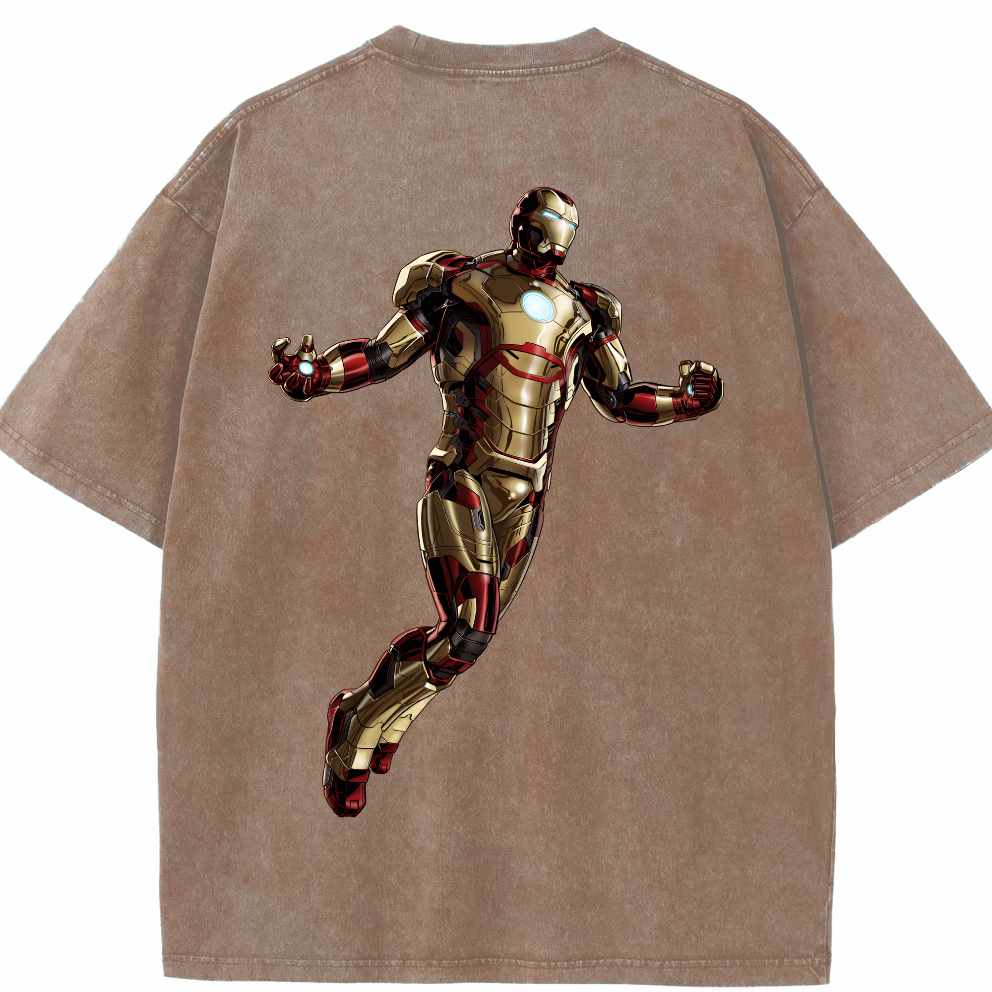 （画像用） アベンジャーズ The Avengers 綿100% ヴィンテージ風 半袖Tシャツ（背面プリント）