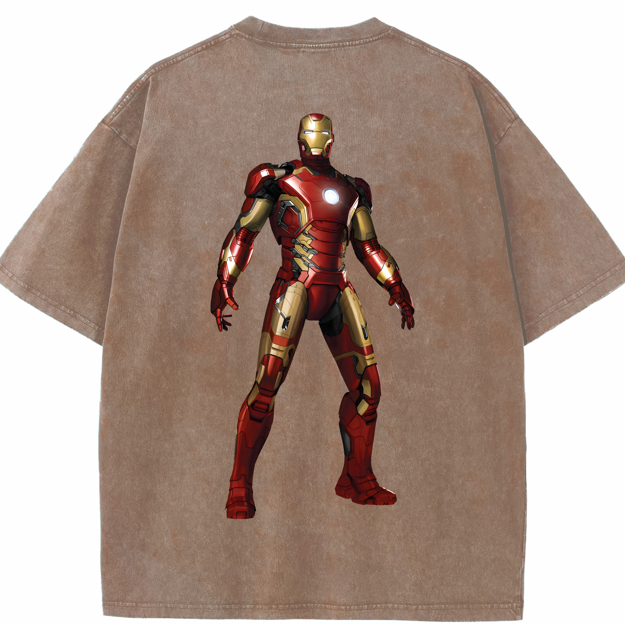 （画像用） アベンジャーズ The Avengers 綿100% ヴィンテージ風 半袖Tシャツ（背面プリント）