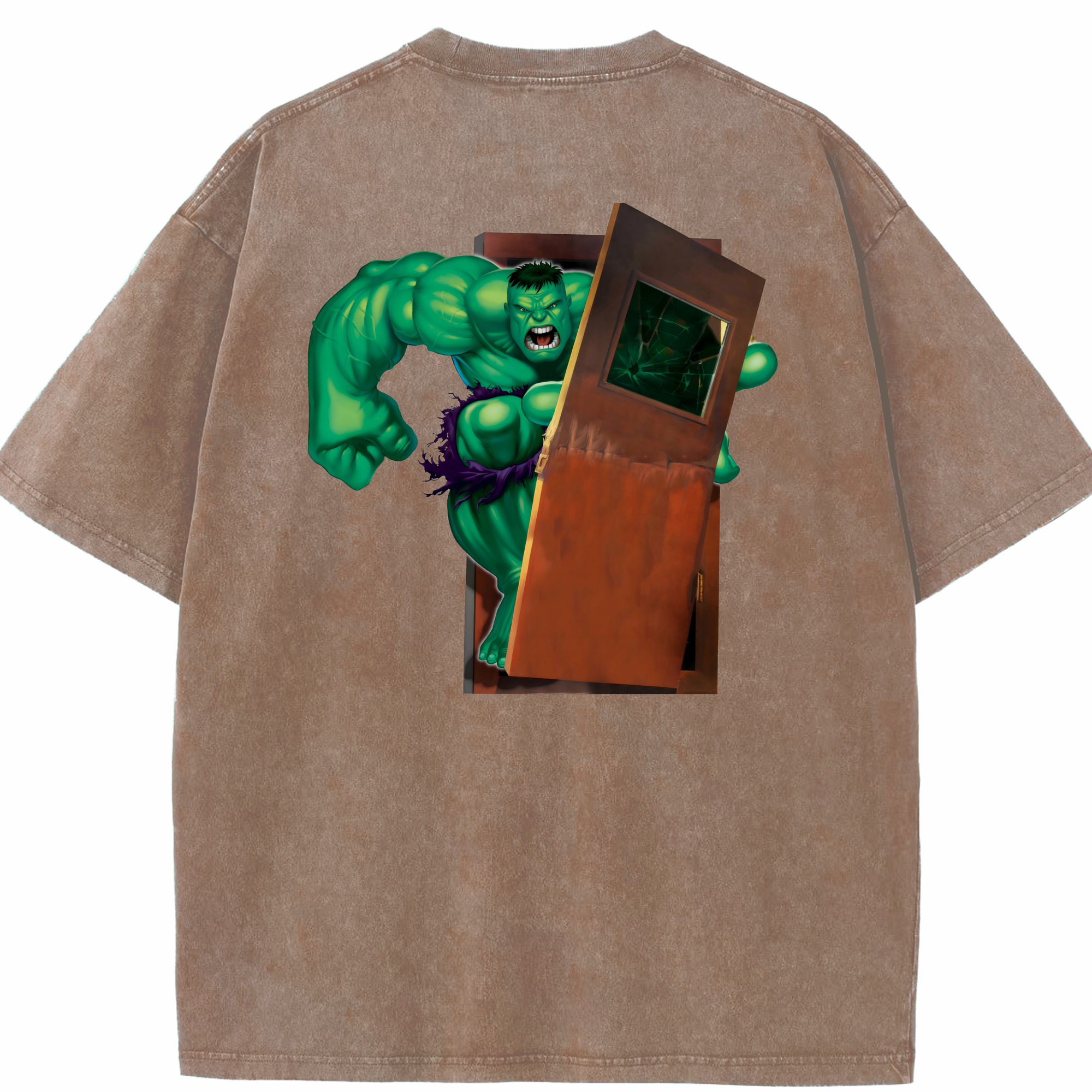 （画像用） アベンジャーズ The Avengers 綿100% ヴィンテージ風 半袖Tシャツ（背面プリント）
