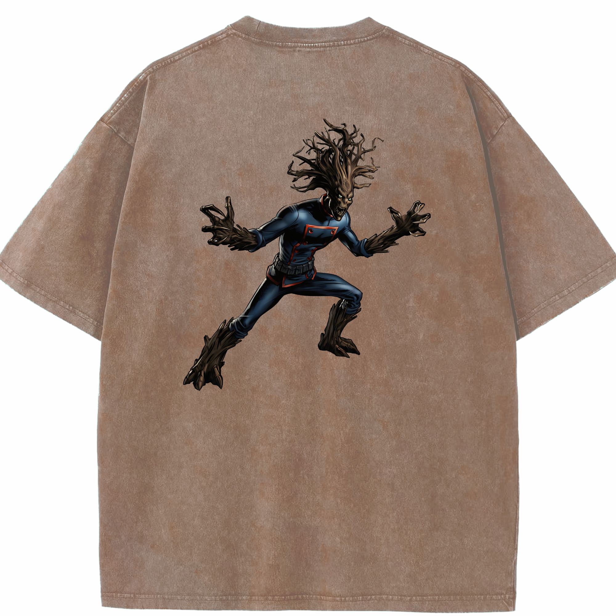 （画像用） アベンジャーズ The Avengers 綿100% ヴィンテージ風 半袖Tシャツ（背面プリント）