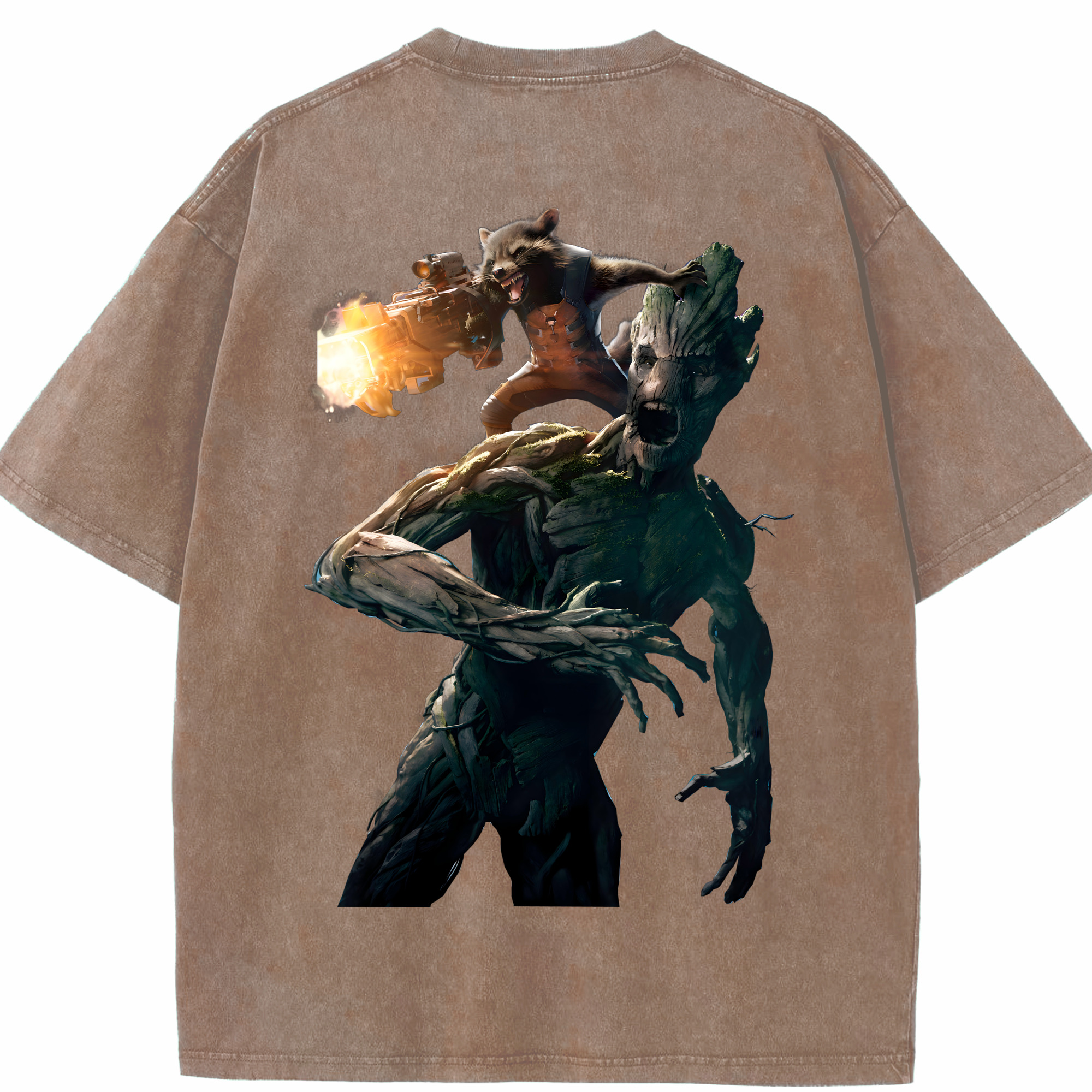 （画像用） アベンジャーズ The Avengers 綿100% ヴィンテージ風 半袖Tシャツ（背面プリント）
