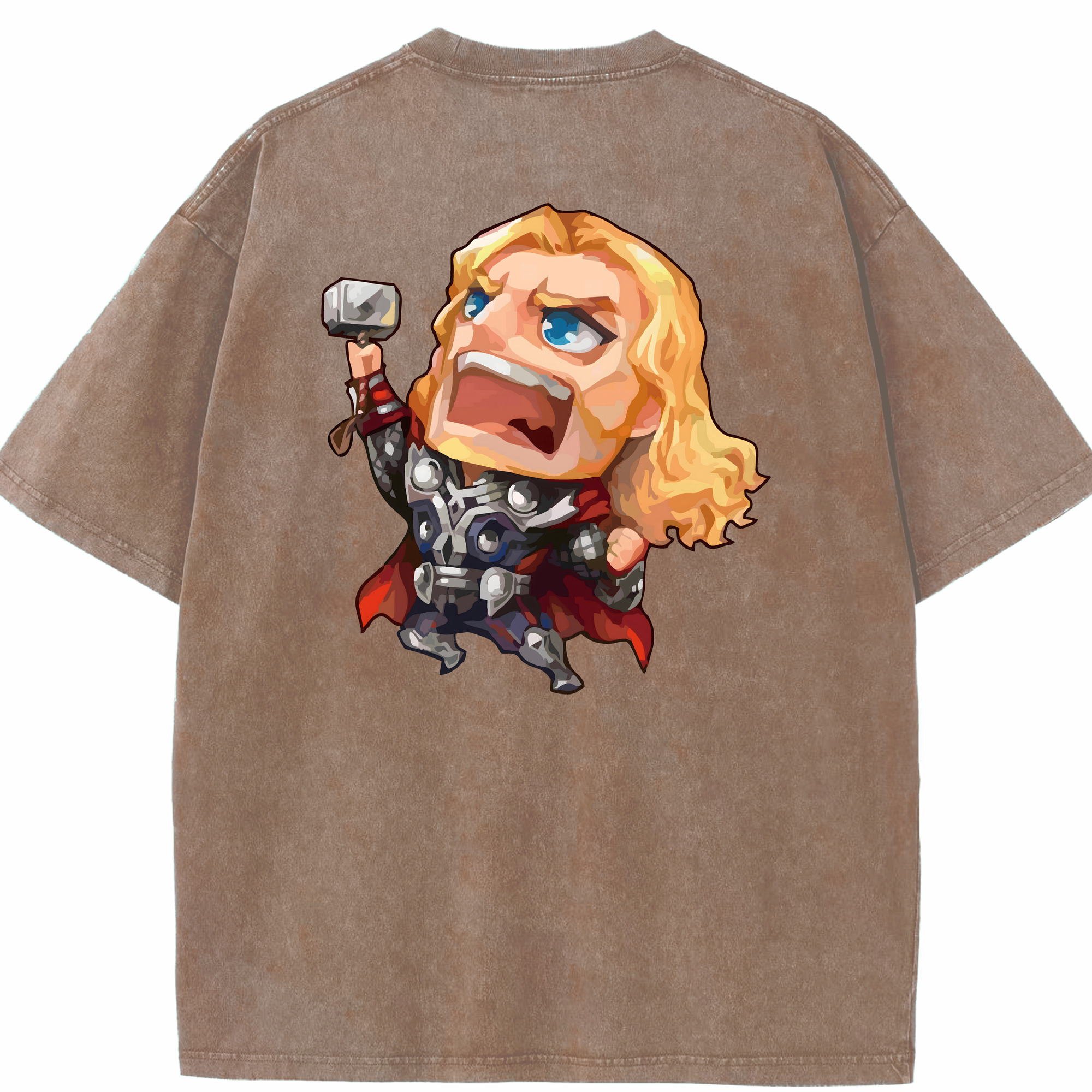 （画像用） アベンジャーズ The Avengers 綿100% ヴィンテージ風 半袖Tシャツ（背面プリント）