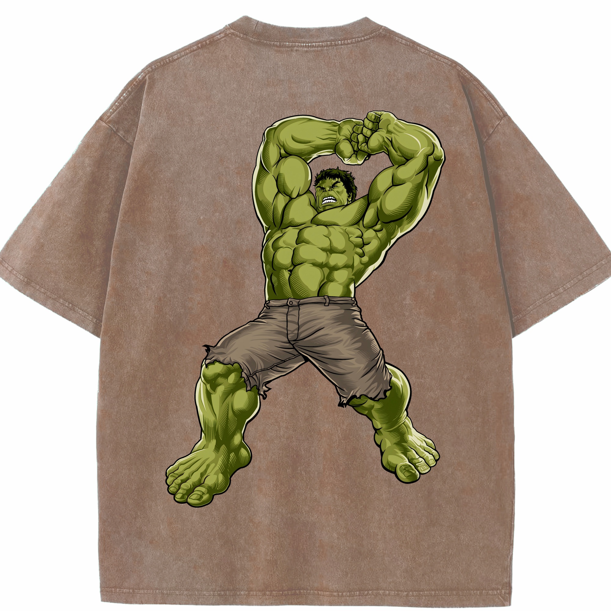 （画像用） アベンジャーズ The Avengers 綿100% ヴィンテージ風 半袖Tシャツ（背面プリント）