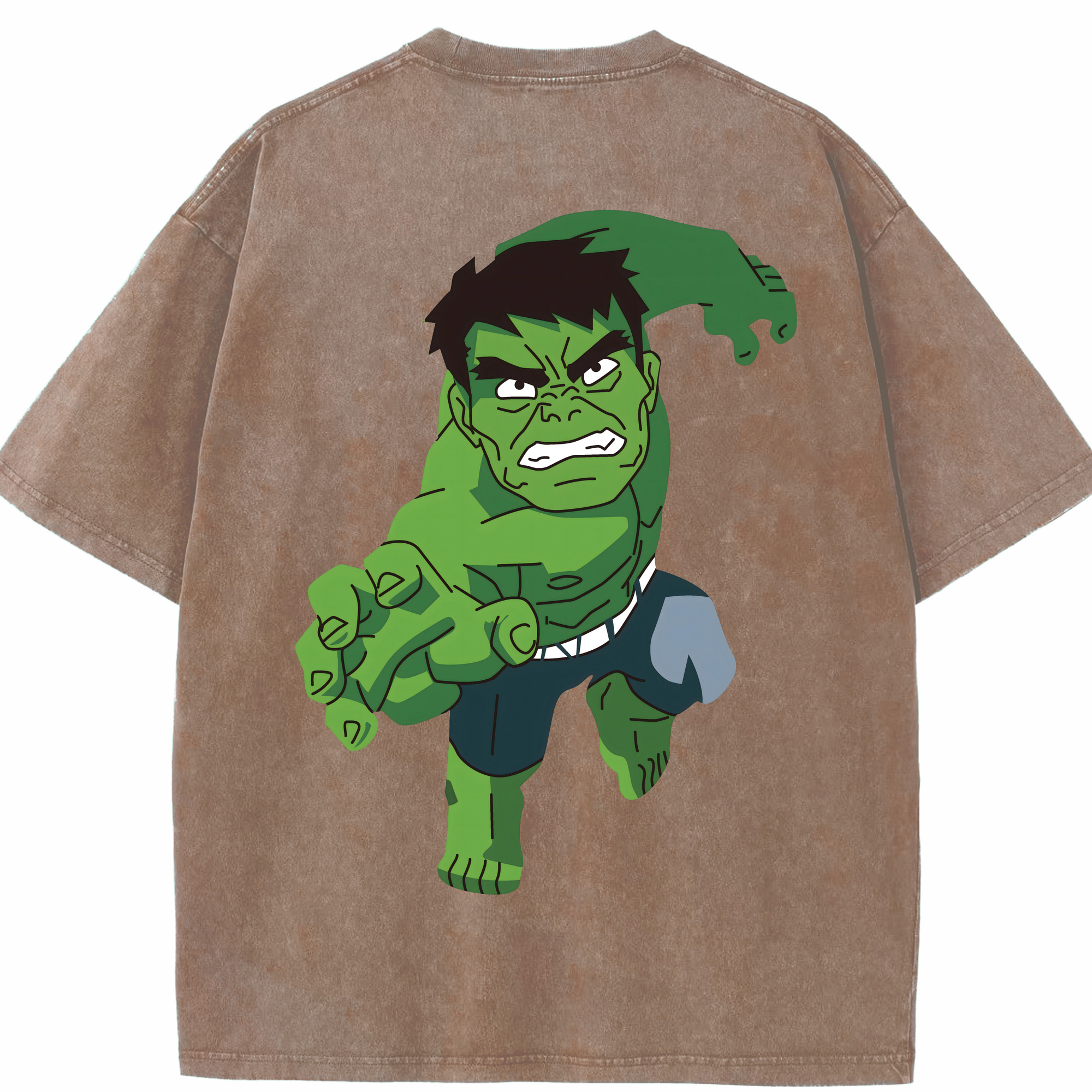 （画像用） アベンジャーズ The Avengers 綿100% ヴィンテージ風 半袖Tシャツ（背面プリント）