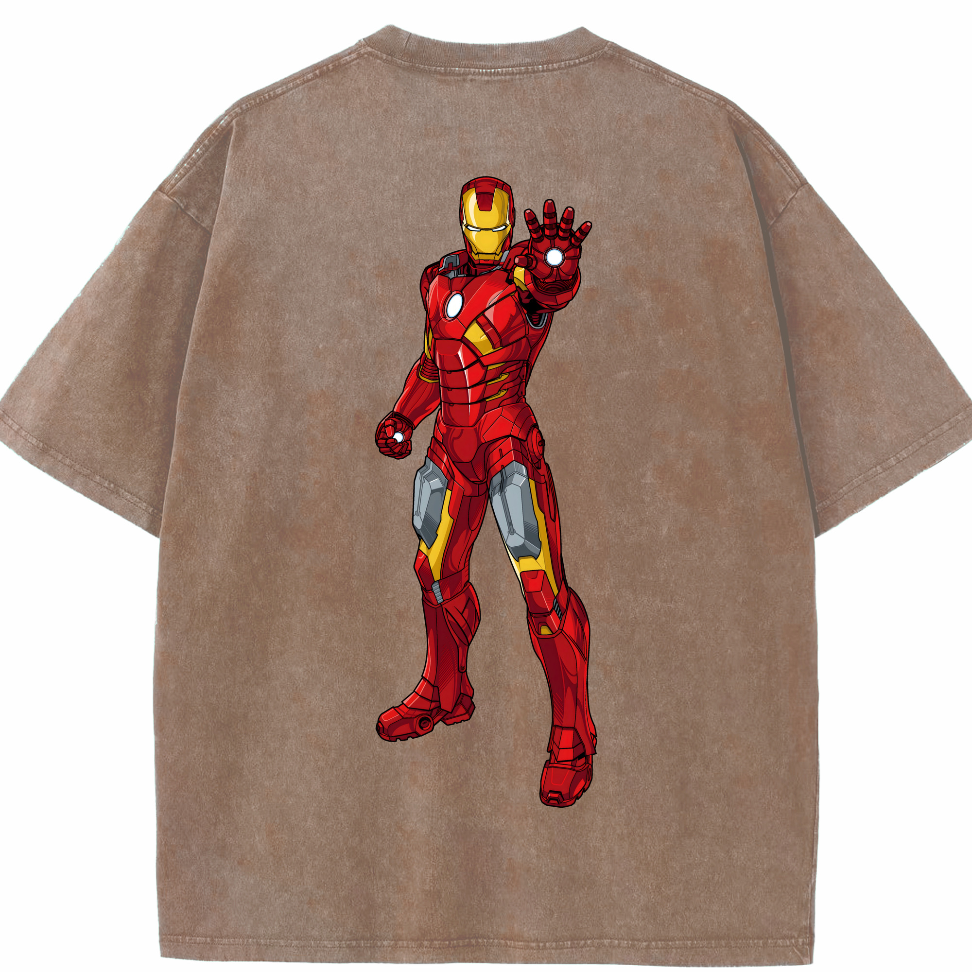 （画像用） アベンジャーズ The Avengers 綿100% ヴィンテージ風 半袖Tシャツ（背面プリント）