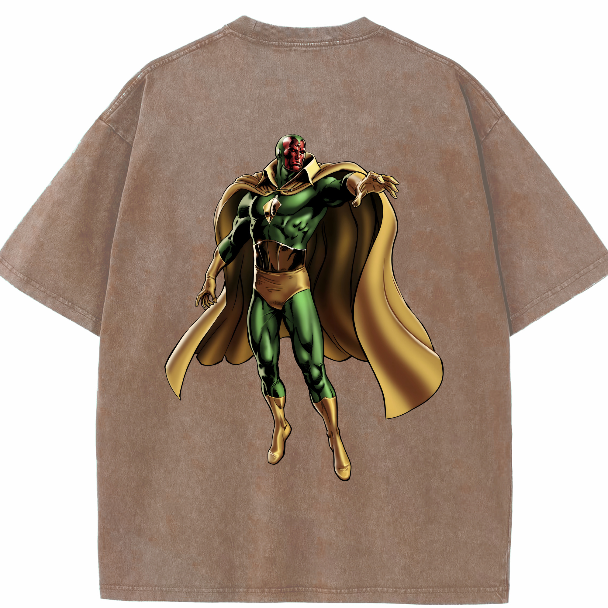 （画像用） アベンジャーズ The Avengers 綿100% ヴィンテージ風 半袖Tシャツ（背面プリント）