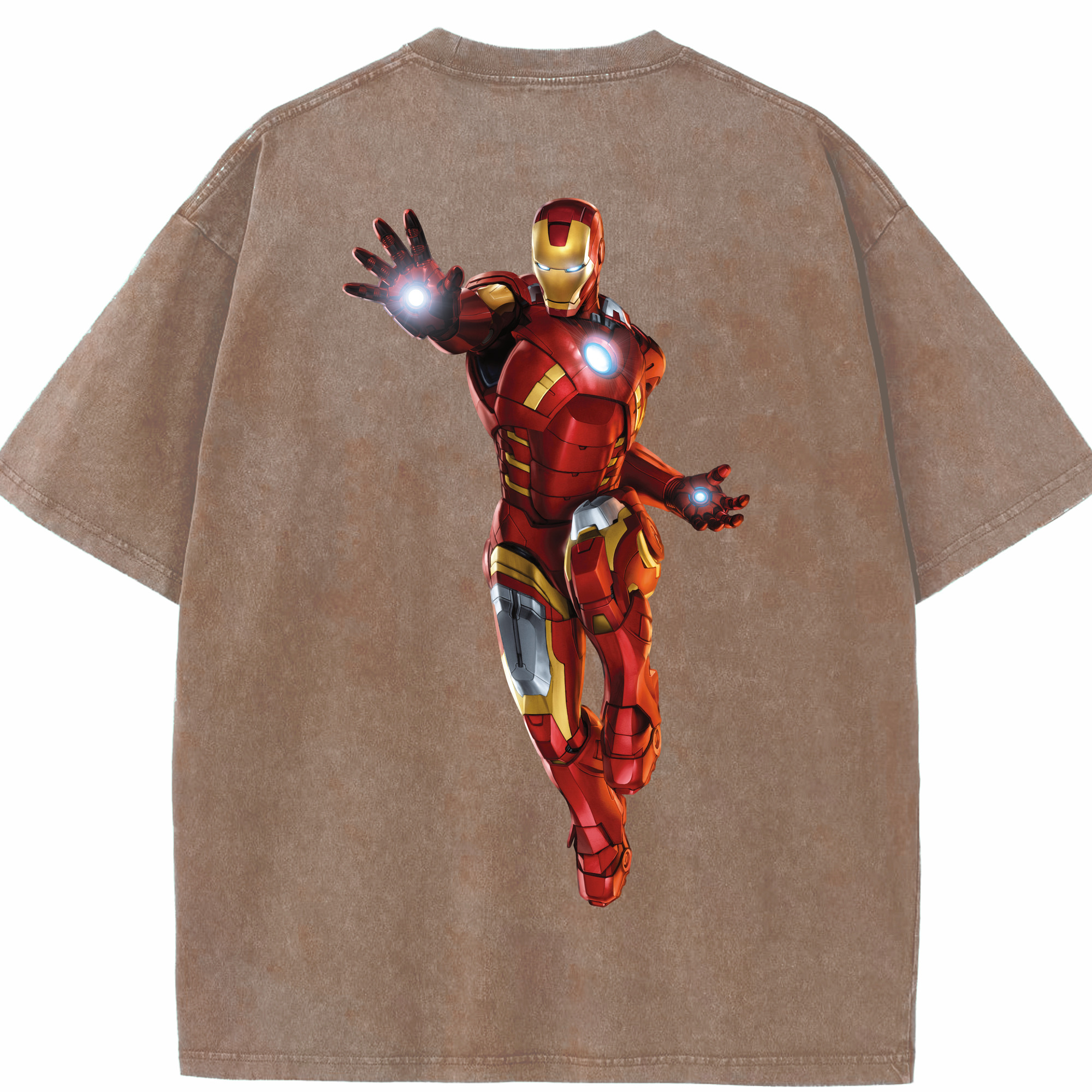 （画像用） アベンジャーズ The Avengers 綿100% ヴィンテージ風 半袖Tシャツ（背面プリント）