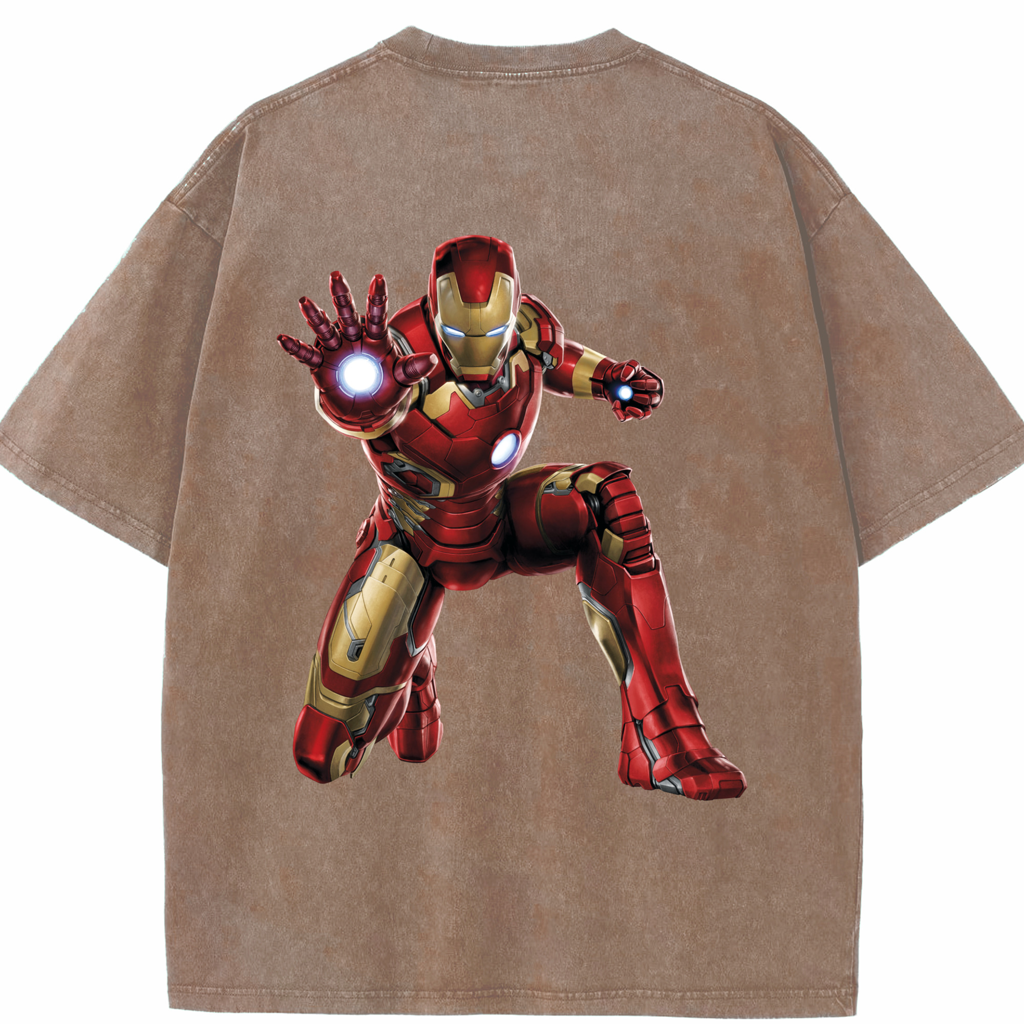 （画像用） アベンジャーズ The Avengers 綿100% ヴィンテージ風 半袖Tシャツ（背面プリント）