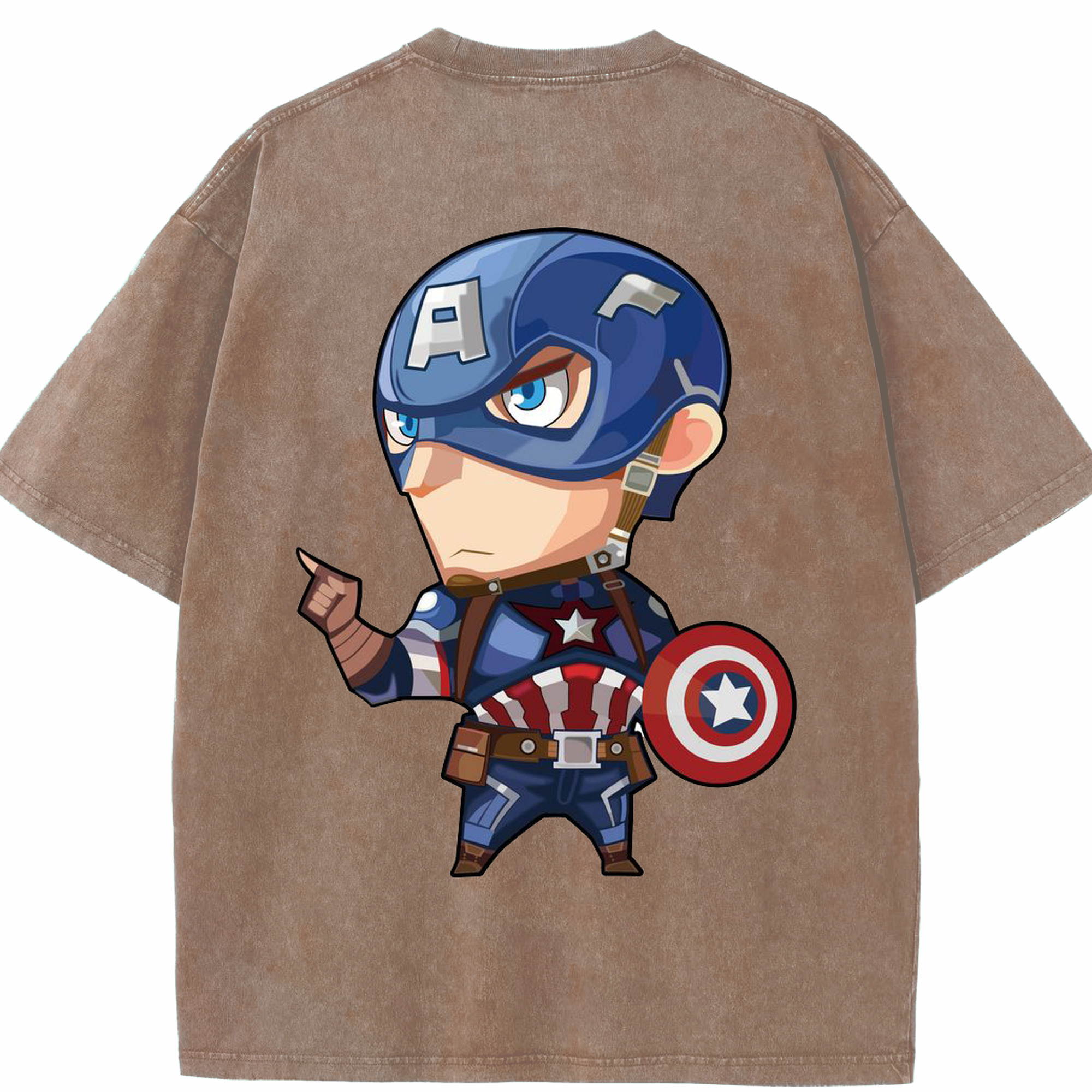 （画像用） アベンジャーズ The Avengers 綿100% ヴィンテージ風 半袖Tシャツ（背面プリント）