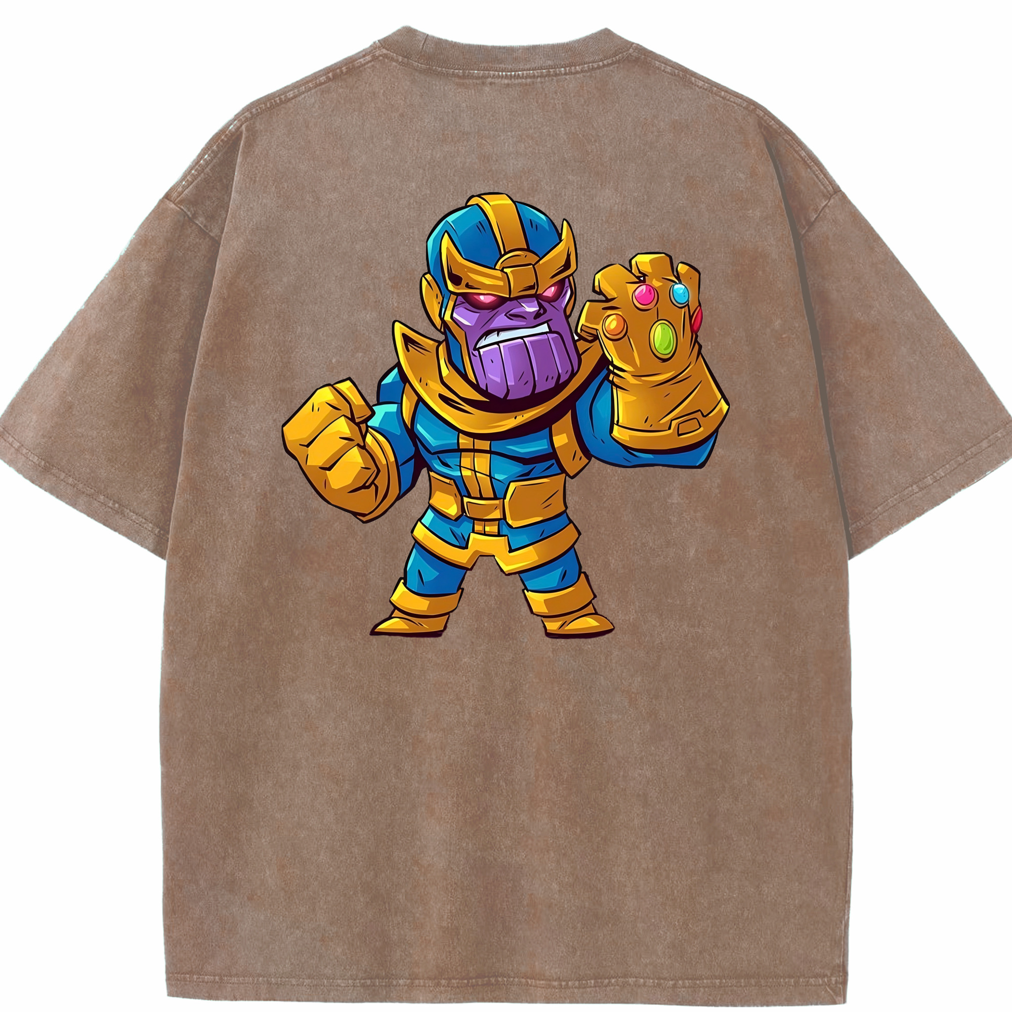 （画像用） アベンジャーズ The Avengers 綿100% ヴィンテージ風 半袖Tシャツ（背面プリント）